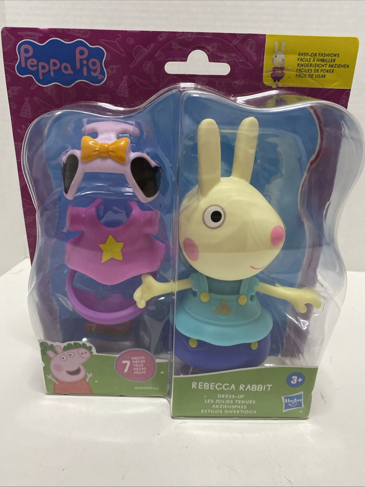 Peppa Pig--Rebecca Rabbit Dress Up Set 7 Pc. New in Package