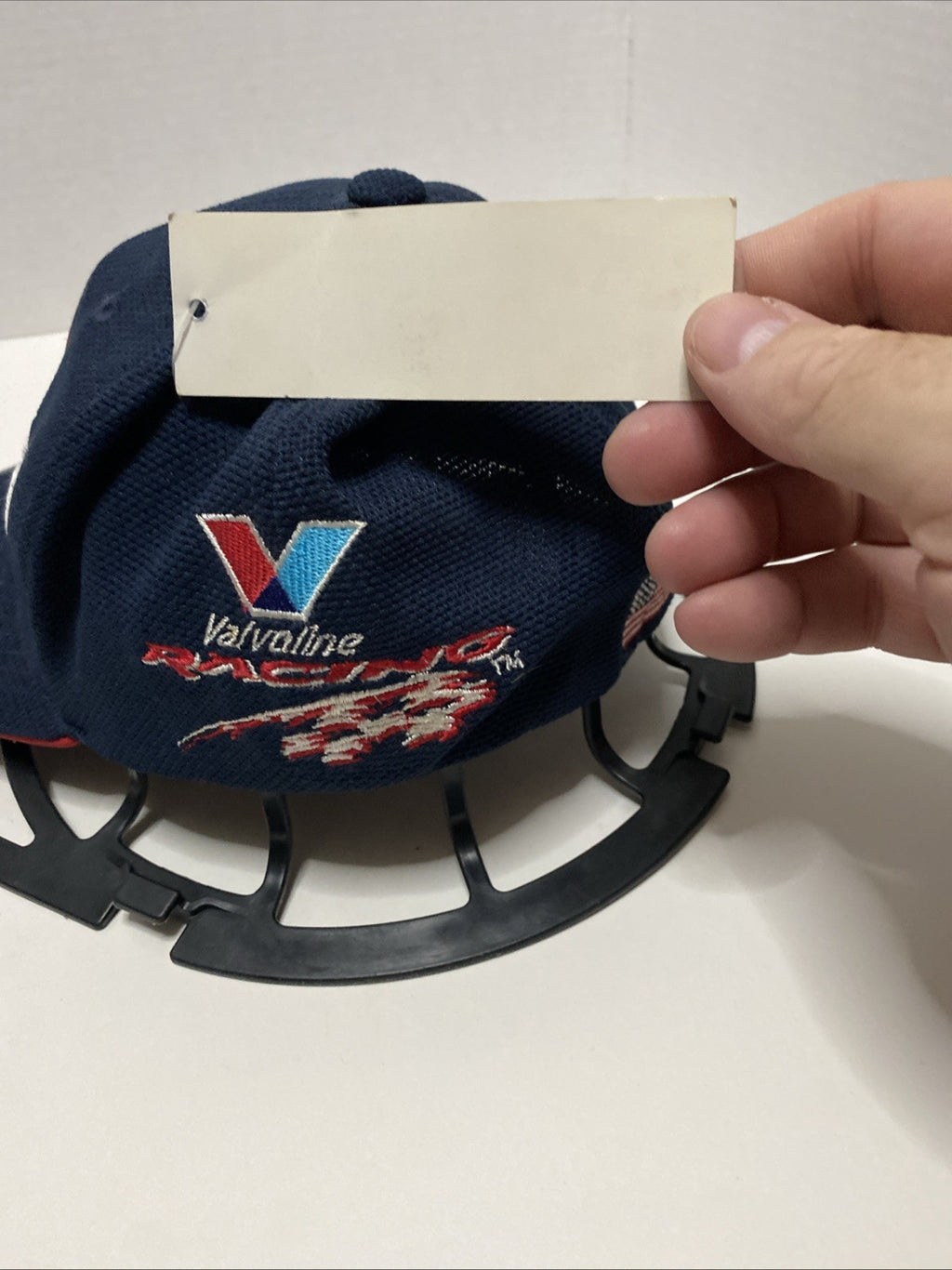 DAYTONA 500 INTERNATIONAL SPEEDWAY HAT 2004 NASCAR VALVOLINE BLUE MEDIUM FITTED