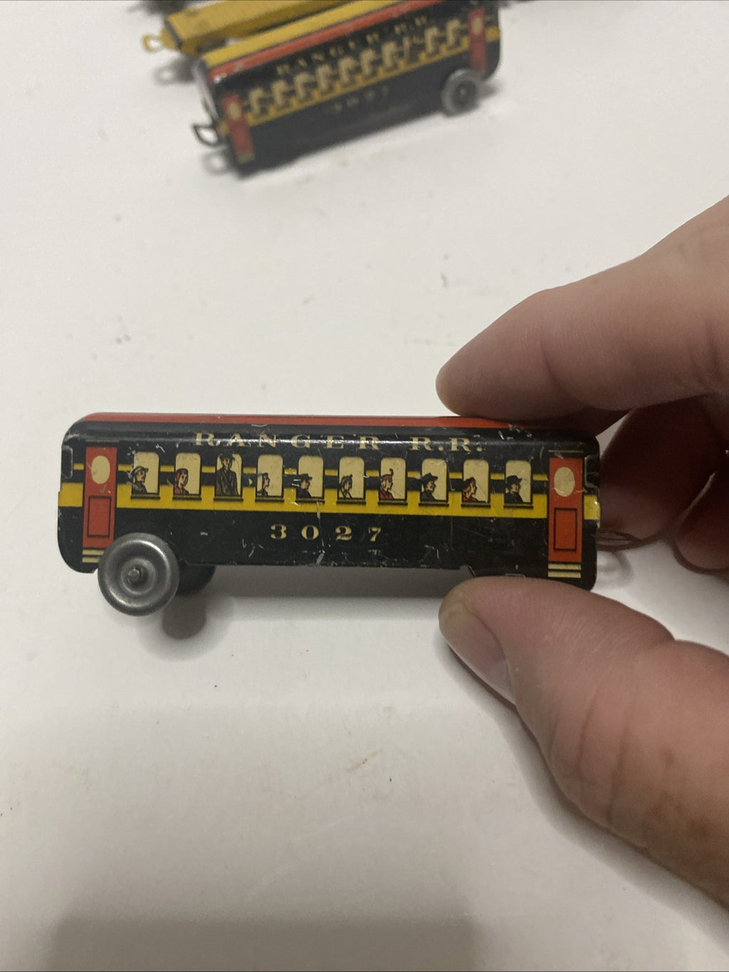 Ranger R.R. Tin Train 10 Cars  3 Engines Please See Pics