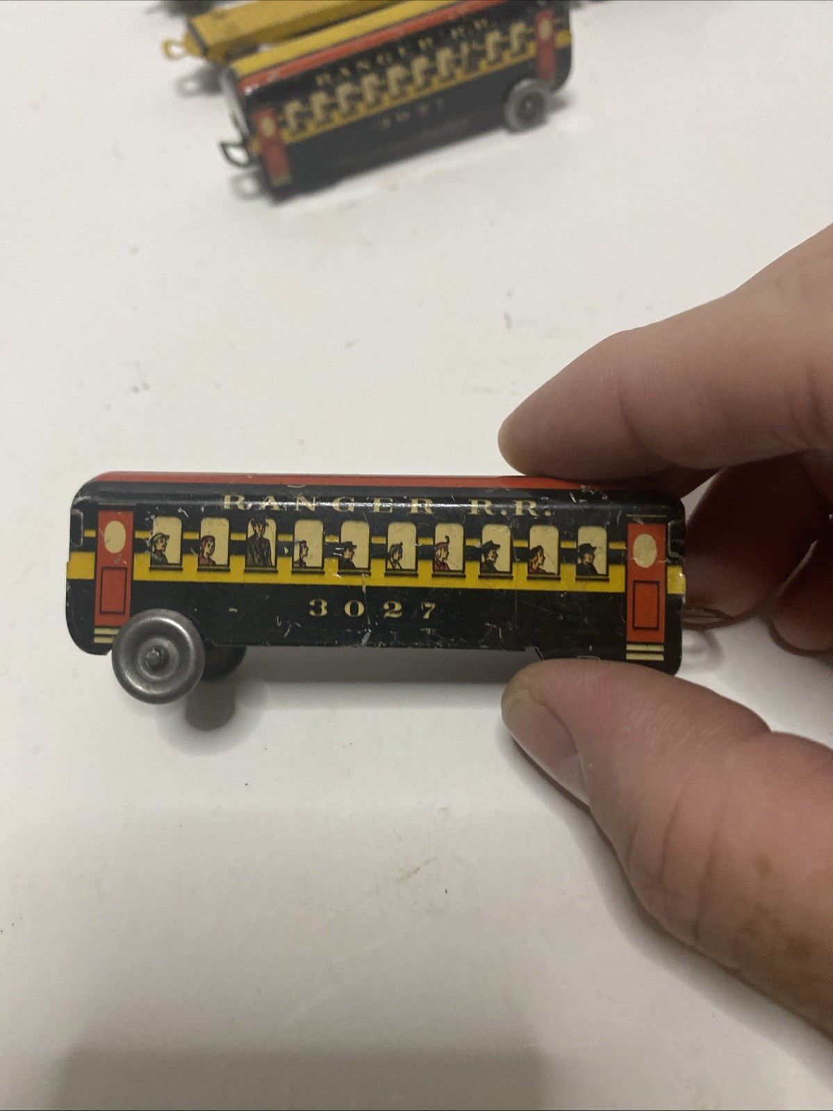 Ranger R.R. Tin Train 10 Cars  3 Engines Please See Pics