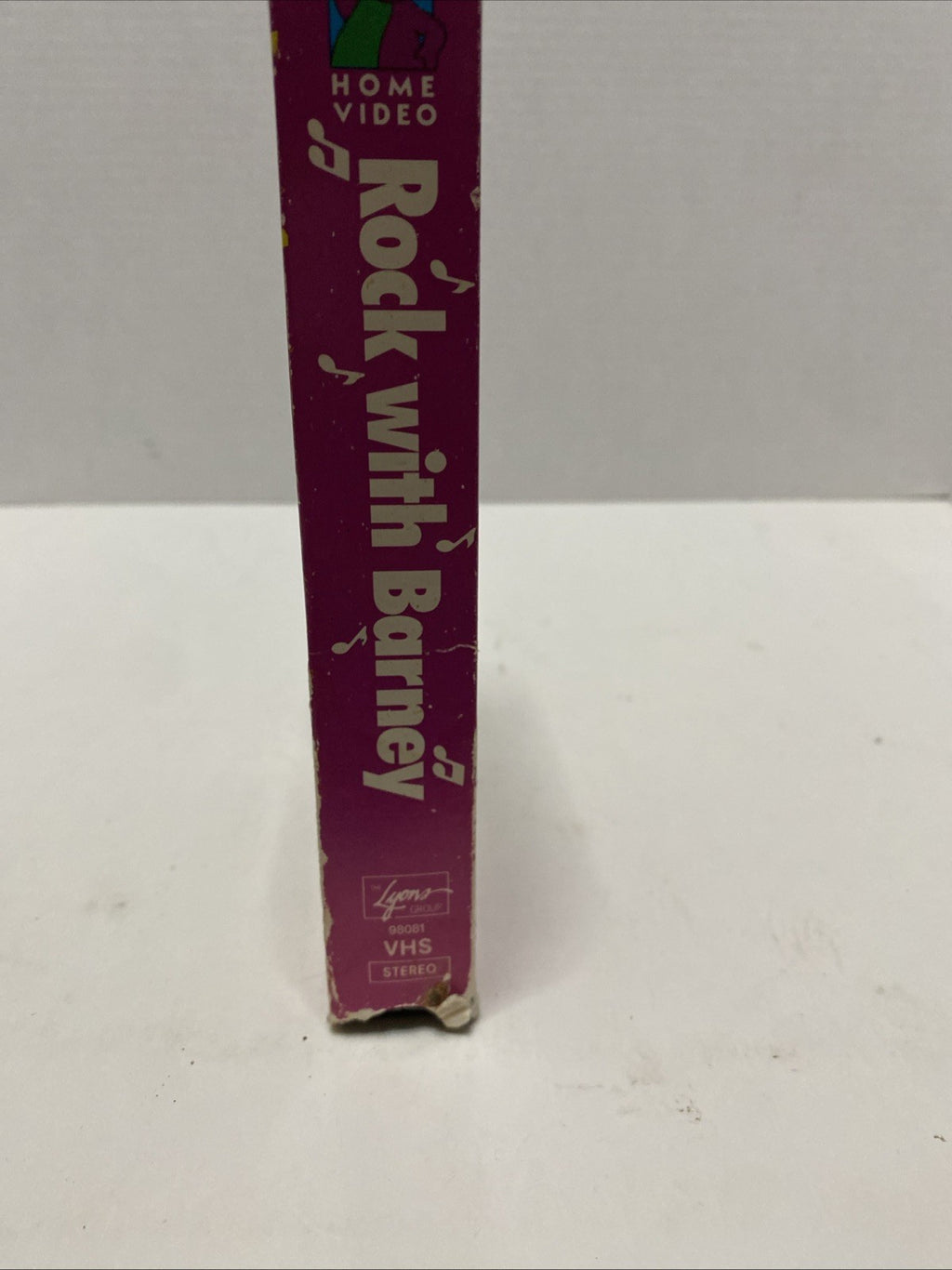 VTG VHS Barney & Friends Rock With Barney 1991 Video Tape Sing Along Lyons Group