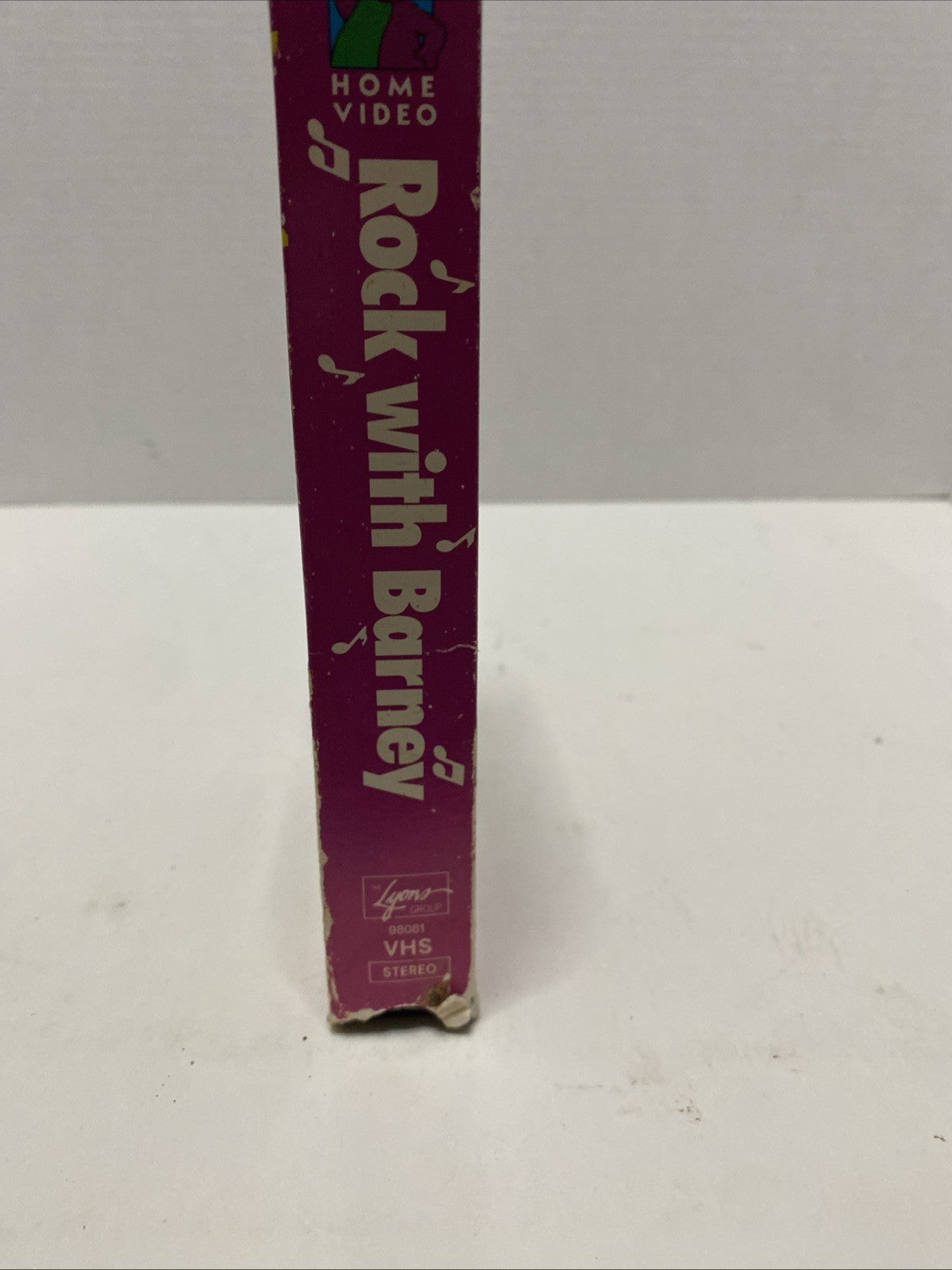 VTG VHS Barney & Friends Rock With Barney 1991 Video Tape Sing Along Lyons Group