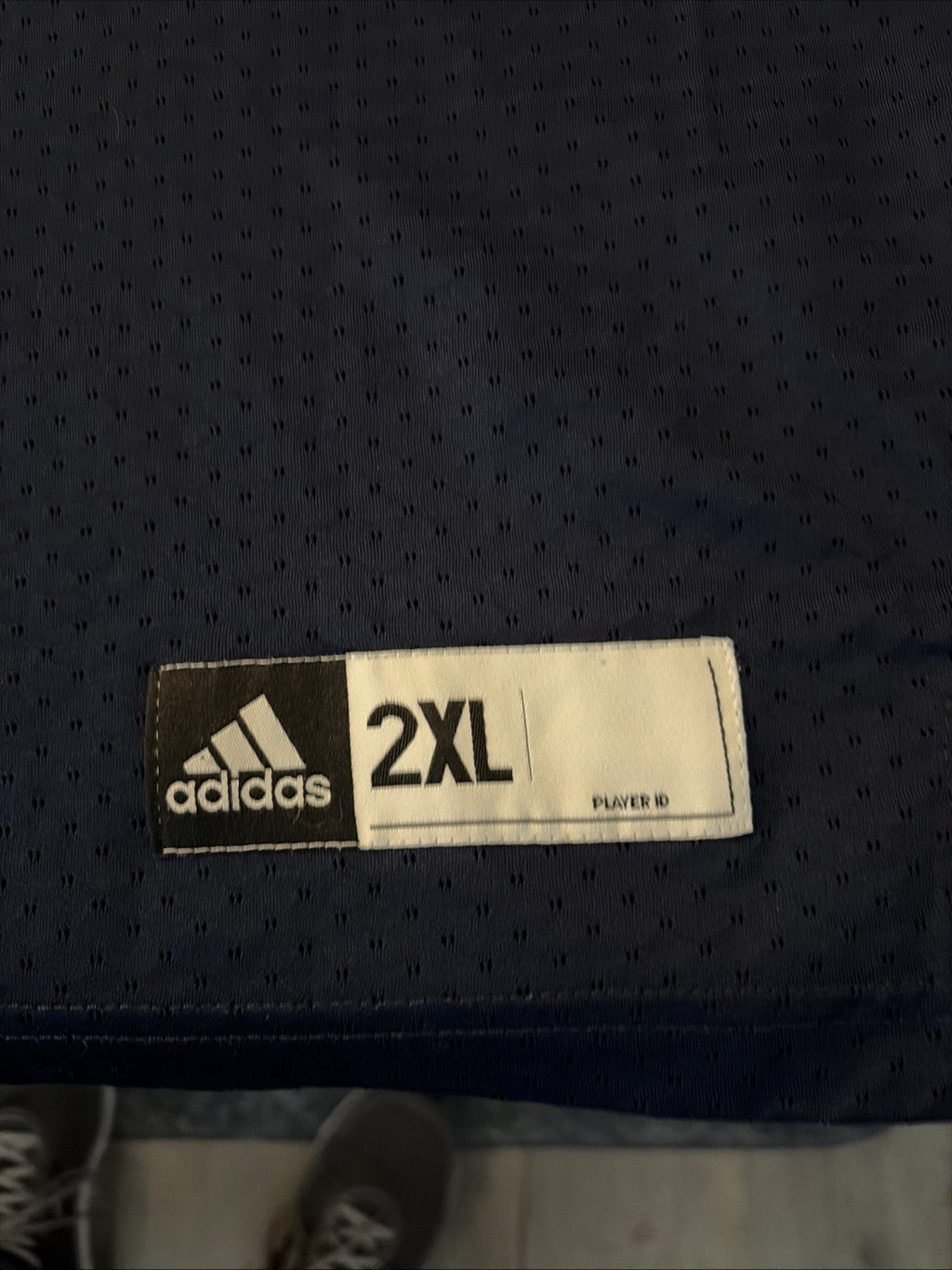 Adidas Notre Dame Irsih #5 Football Jersey Adult Size 2XL Navy Gold Breathable