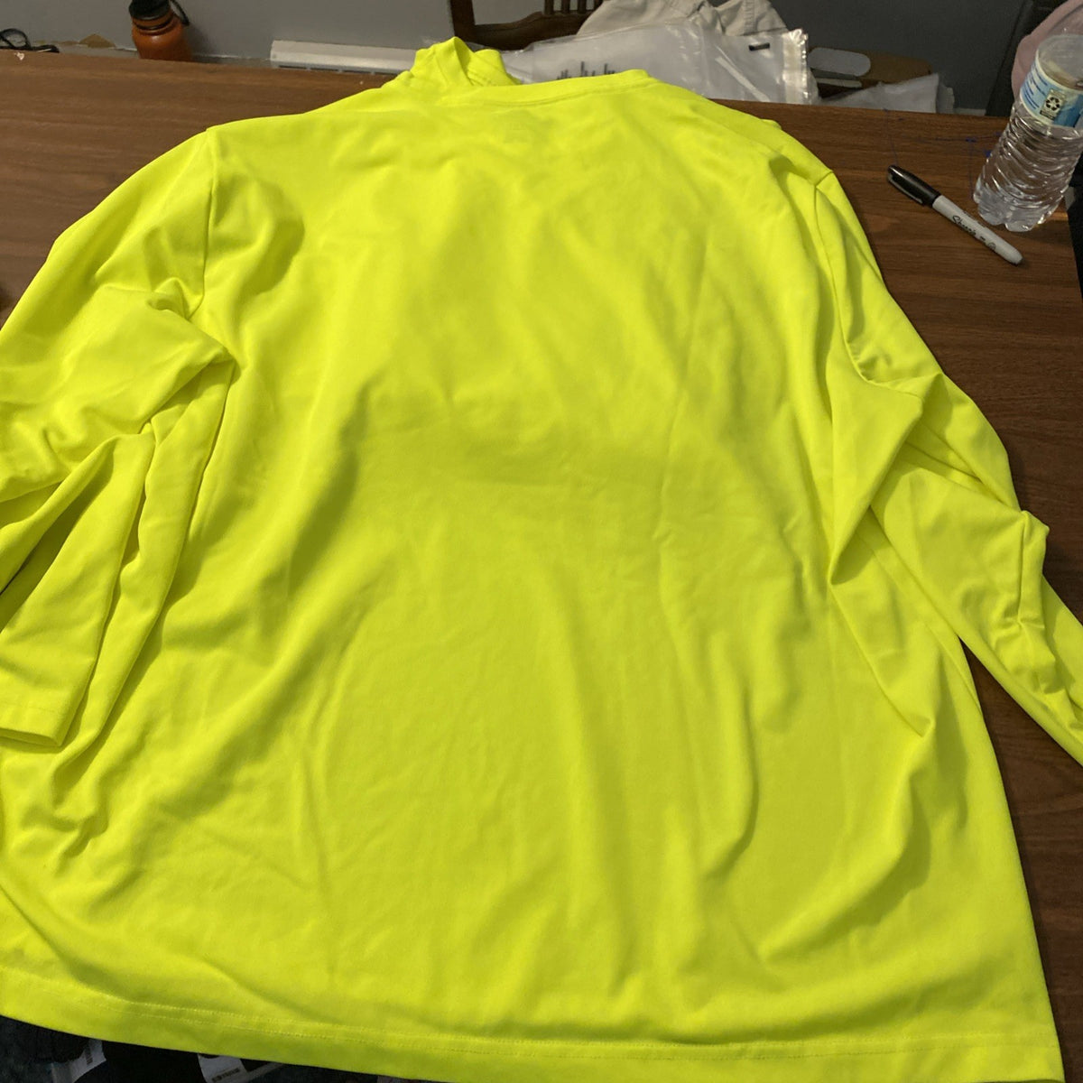 2 dickies 3XL men’s long sleeve safety shirts bright yellow