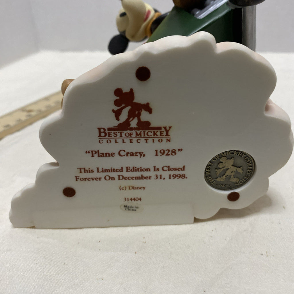 Disney Best of Mickey Mouse Collection "PLANE CRAZY" Collectible Figurine! 