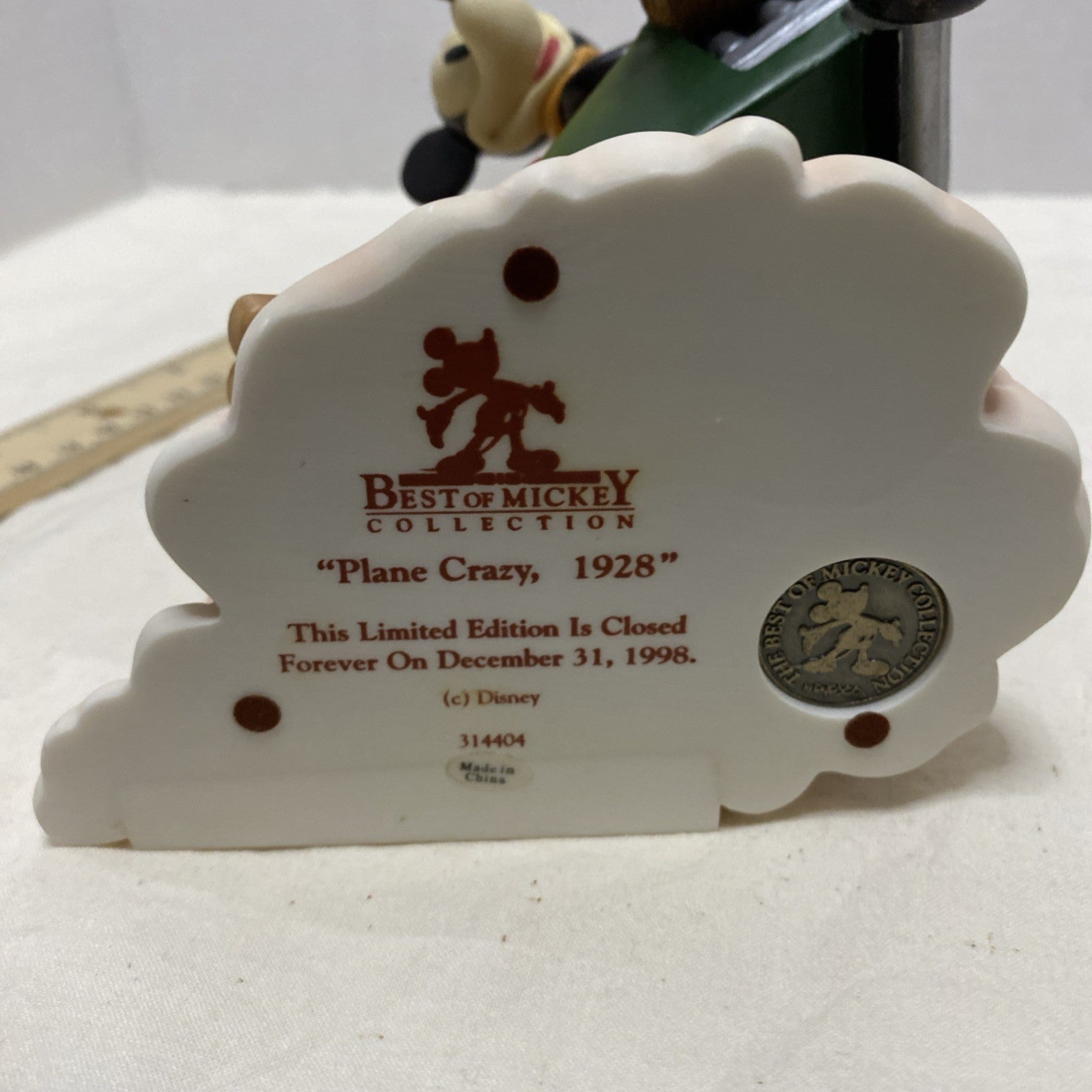 Disney Best of Mickey Mouse Collection "PLANE CRAZY" Collectible Figurine! 