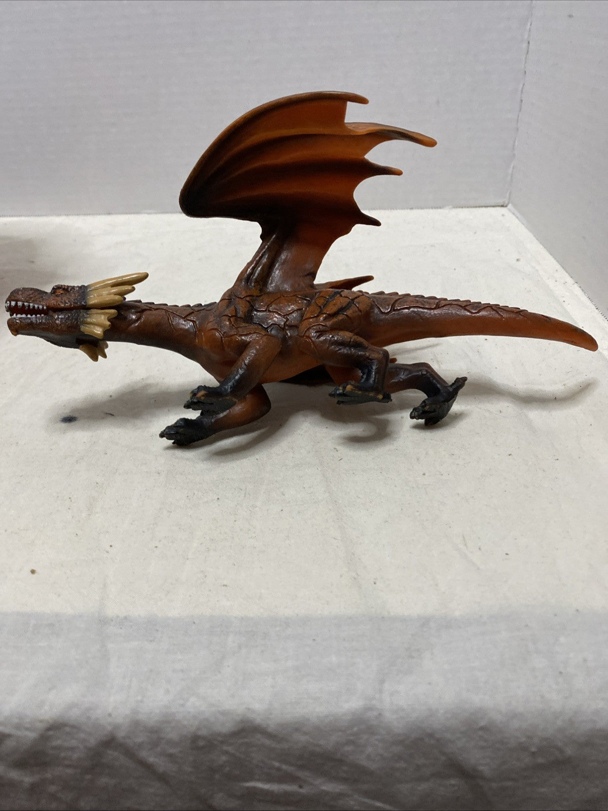 Mojo Fire Dragon Fantasy Figure Orange Winged Monster