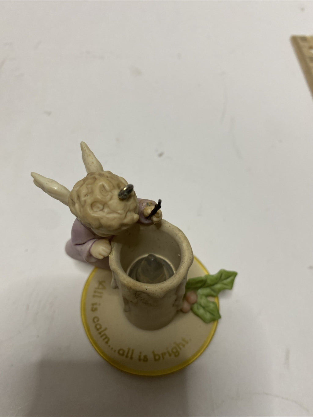 Hallmark Keepsake Ornament ~ 2008 Let It Shine ~ Light Feature ~ Angel & Candle