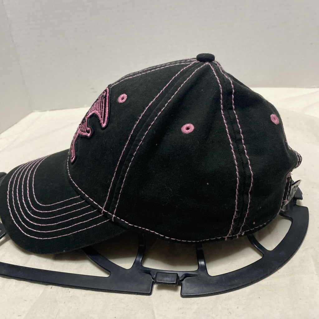NRA Black /Pink embroidery emblem Snapback Hat Made In The USA
