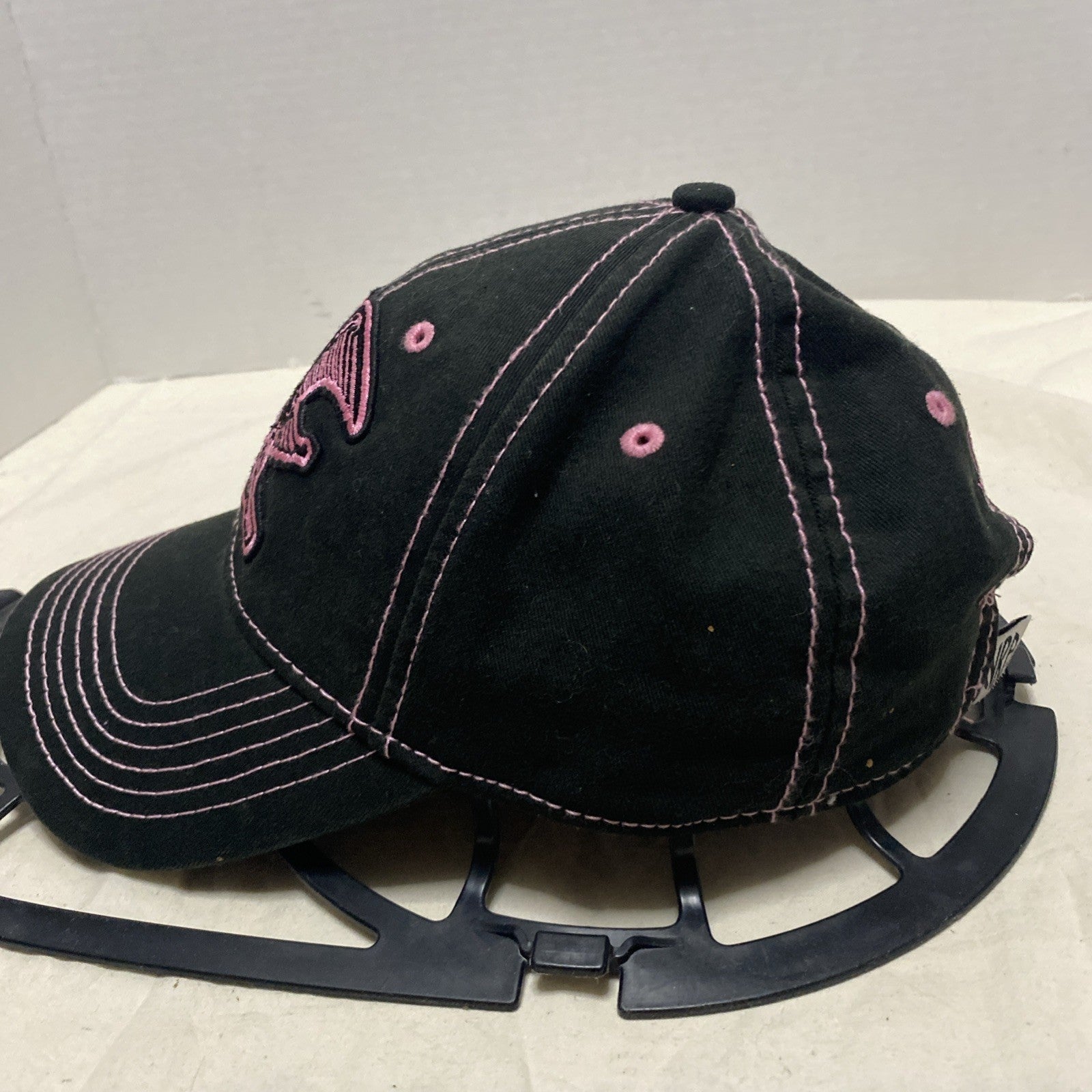 NRA Black /Pink embroidery emblem Snapback Hat Made In The USA