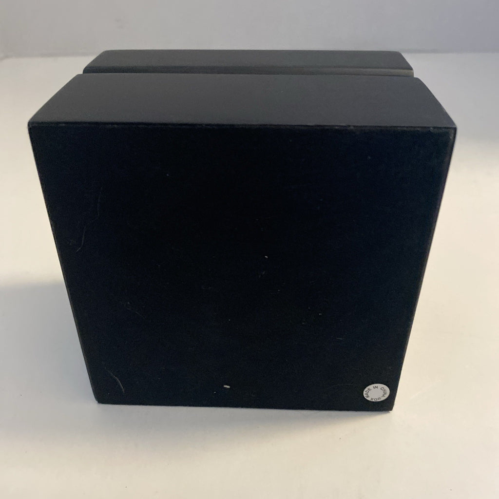 Classic Square Watch or Jewelry Box 3.75" X 3.75" X 3" Glitter Clear Top