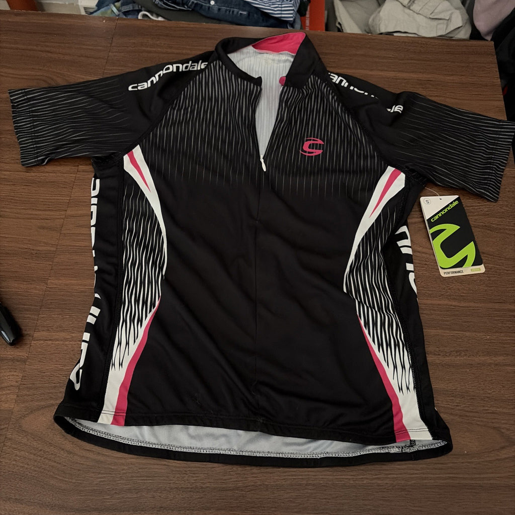Cannondale Women's Performance 2 Jersey - Blavk/gray/white Small NWT