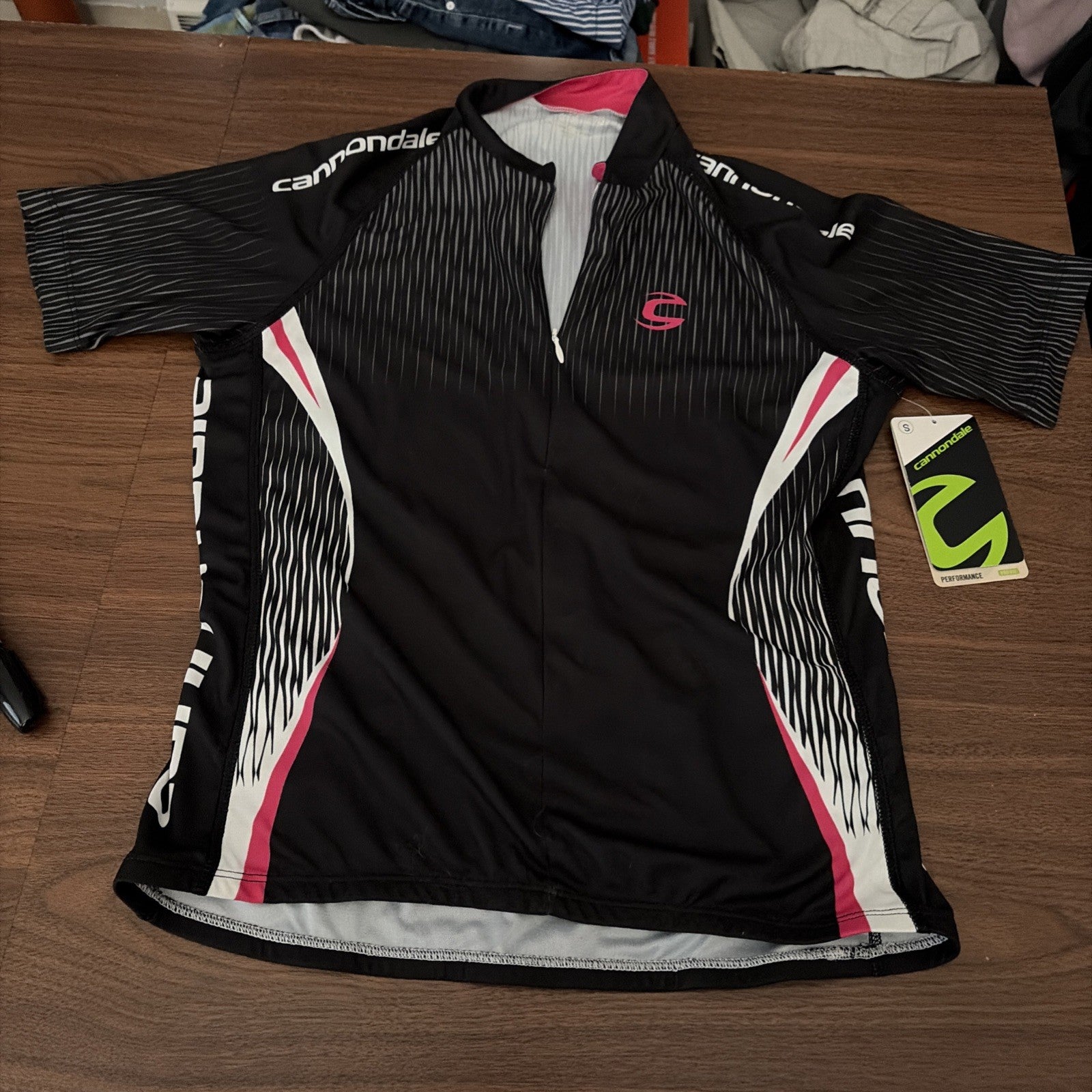 Cannondale Women's Performance 2 Jersey - Blavk/gray/white Small NWT