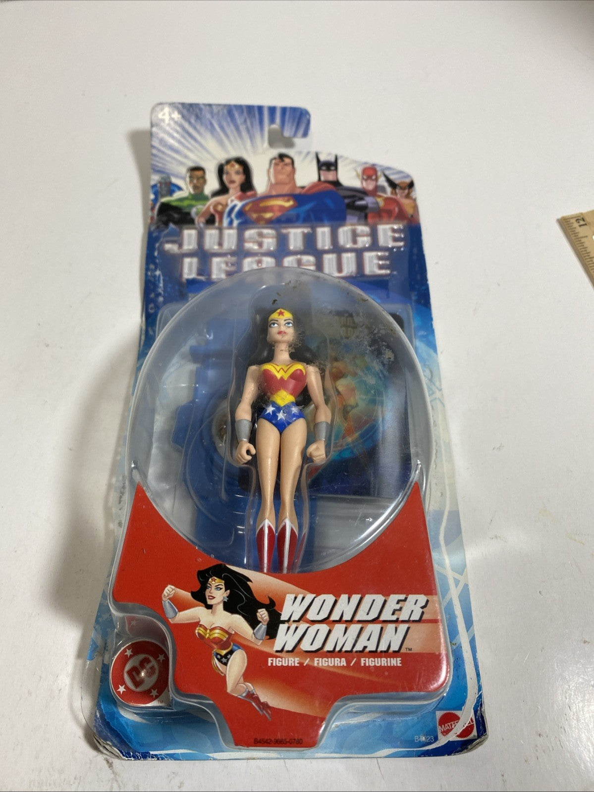 Justice League Animated Wonder Woman 4.5" Action Figure with stand - 2003 Mattel