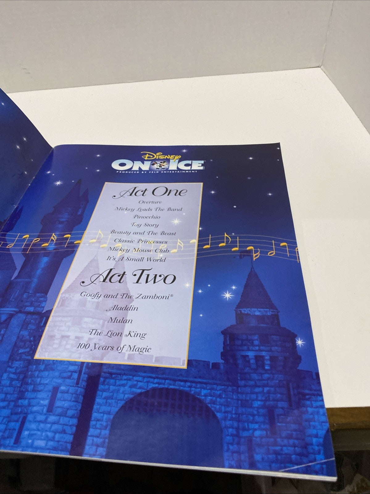 Disney On Ice Program 100 Years of Magic