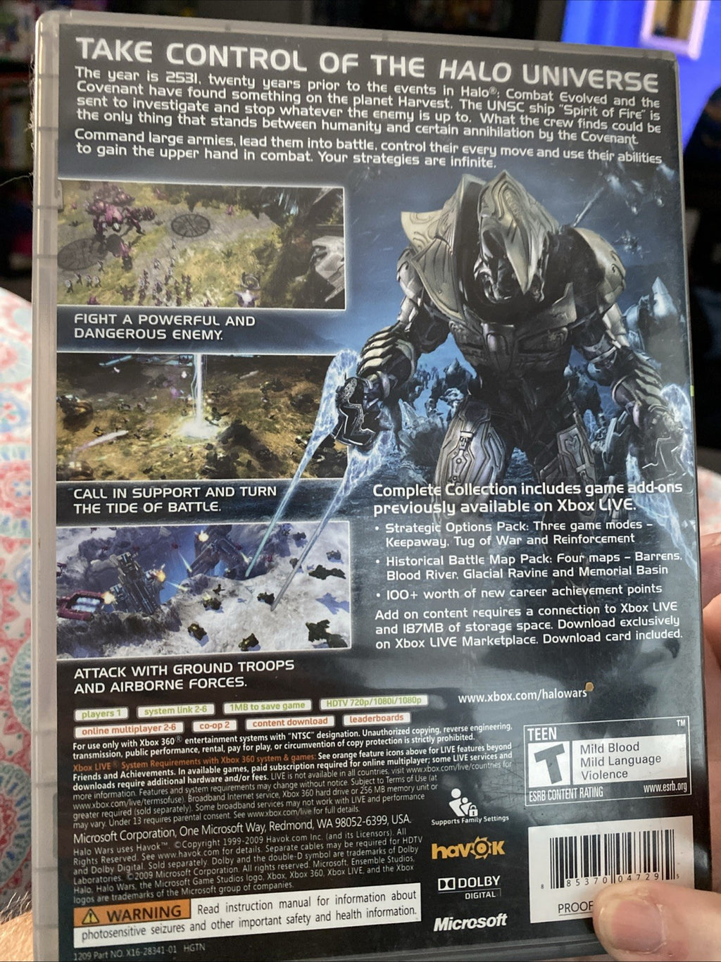 Halo Wars Platinum Hits-Xbox 360