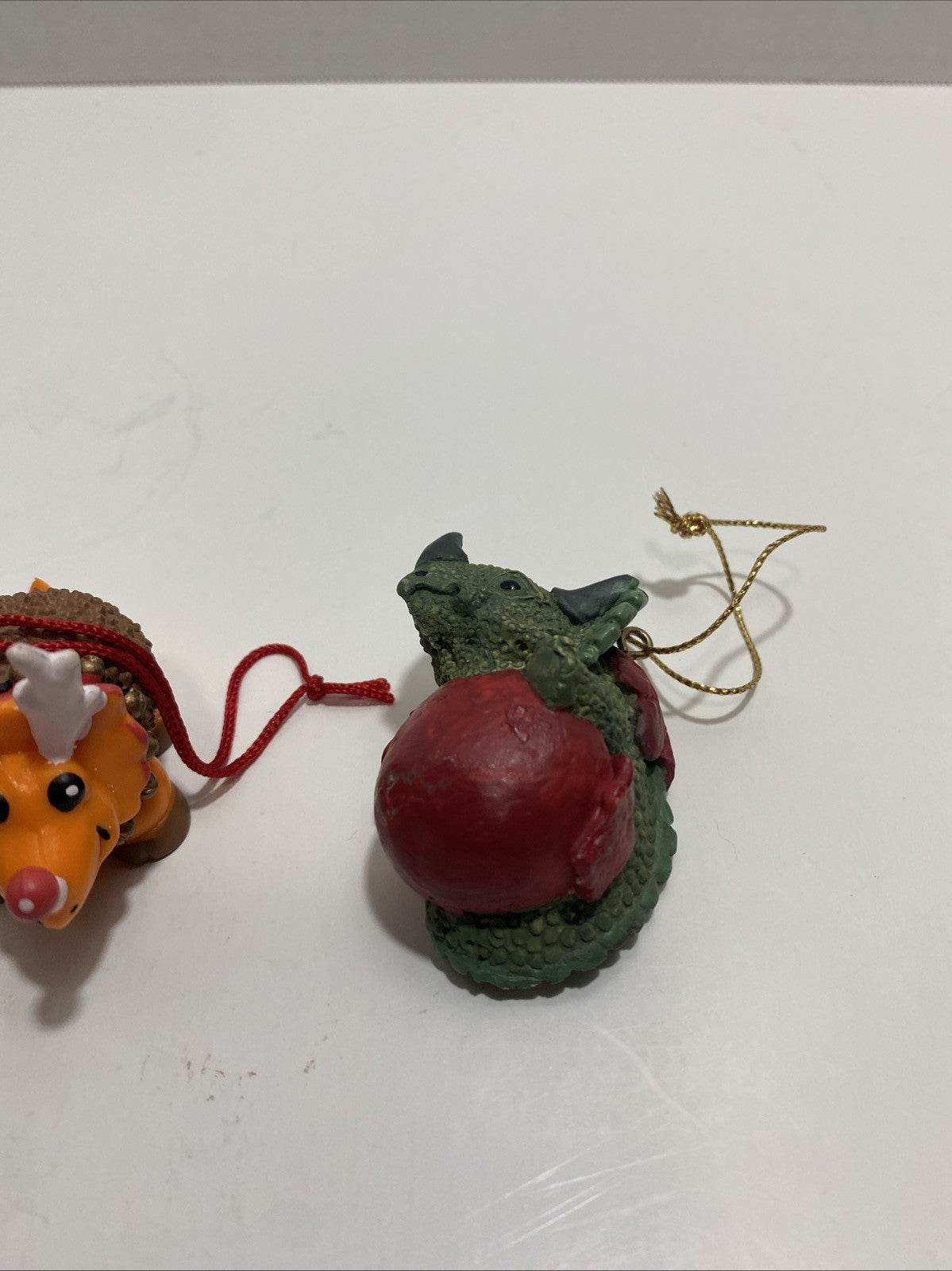 Vintage House Of LLoyd 1993 Christmas Around The World Dino Holidays Ornaments+1