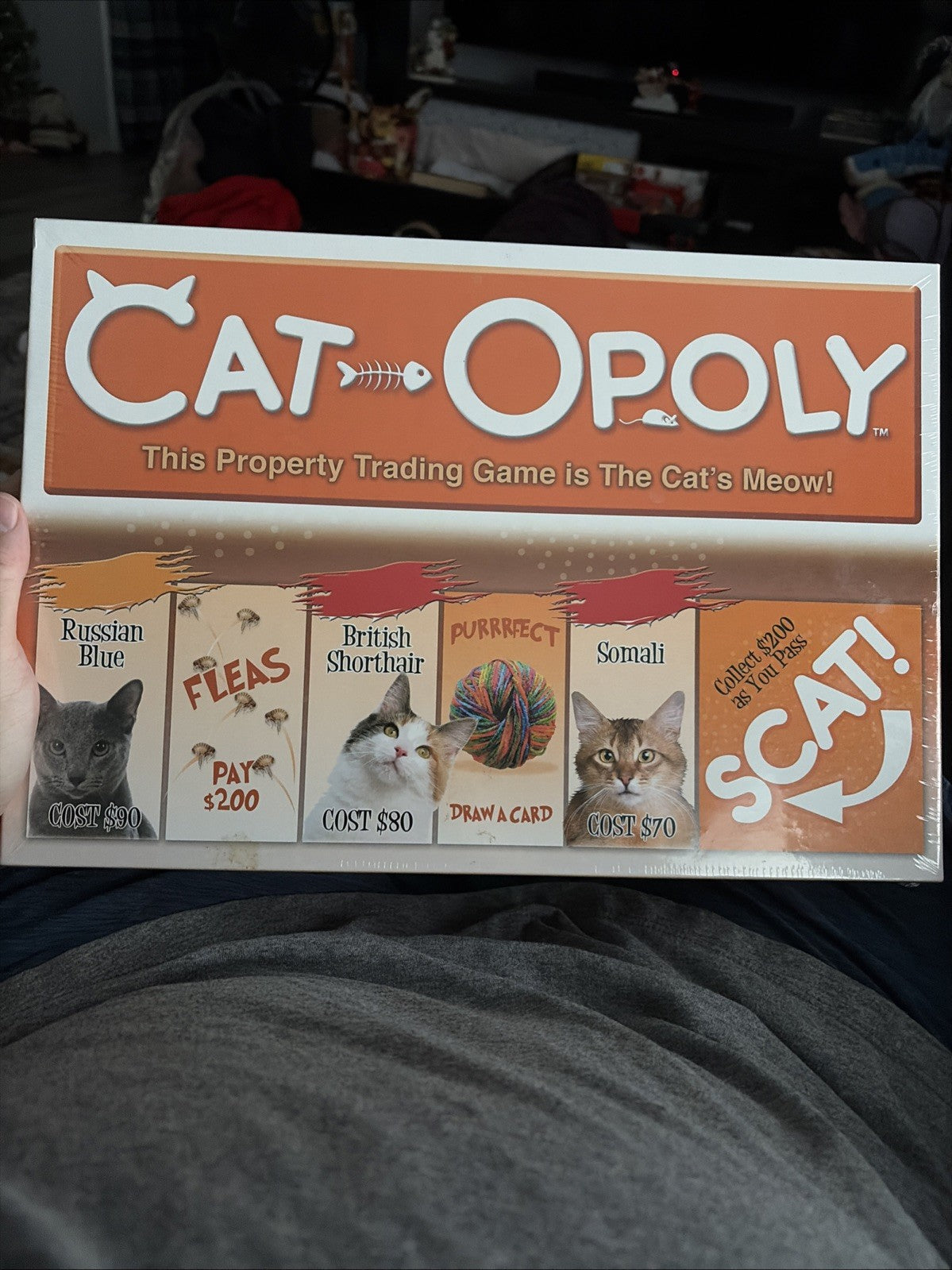 CAT-OPOLY Board Game NEW! Sealed Monopoly USA a feline frenzy of fun