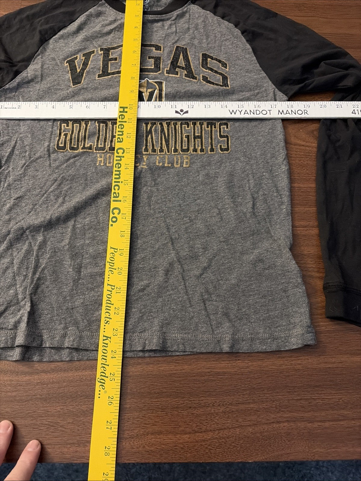 NHL Las Vegas Golden Knights Hockey Club Long Sleeve Men’s Small 34/36 Shirt