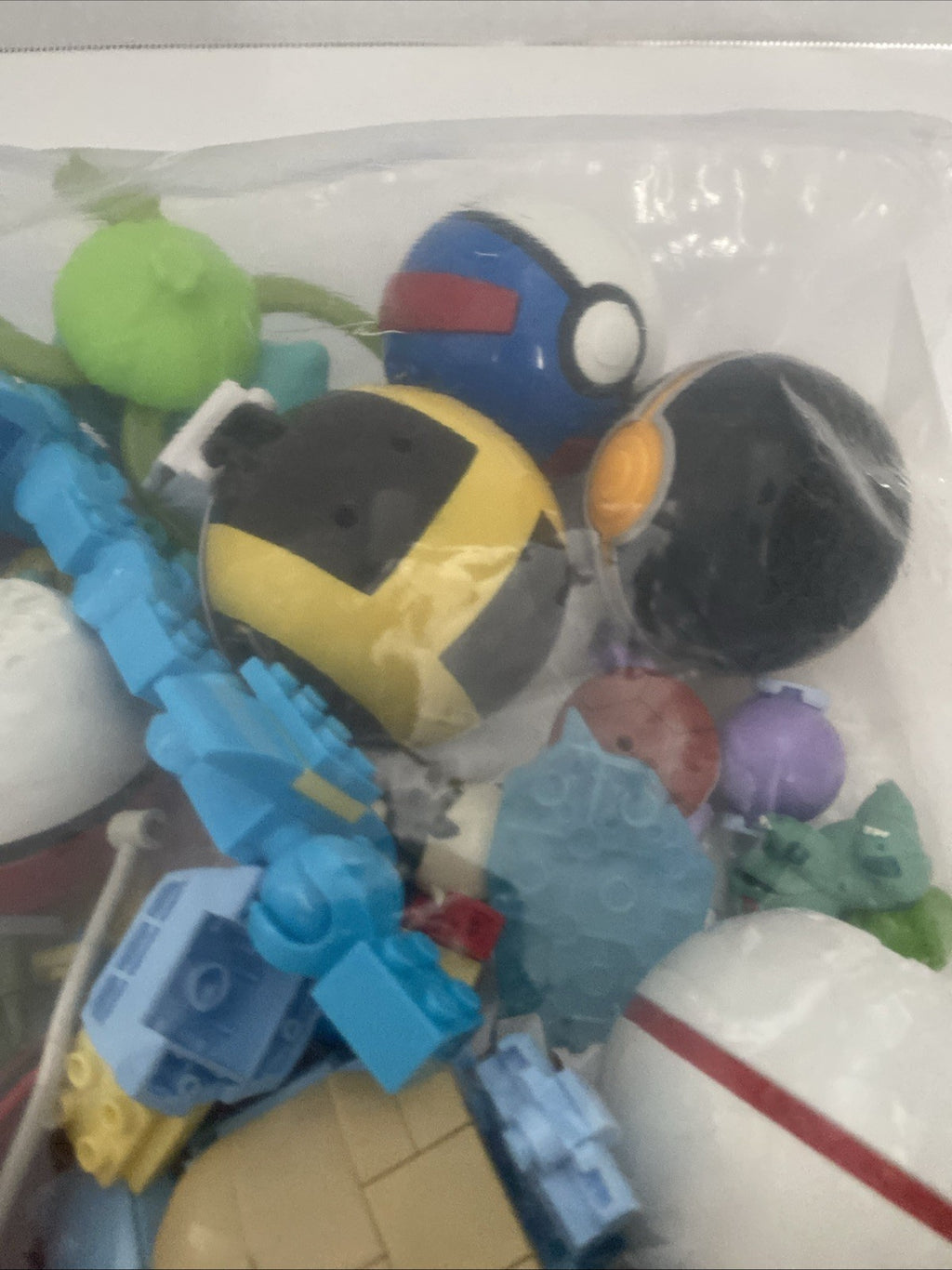 Pokémon Legos and Pokémon McDonald’s land toys bulk just under 2 pounds