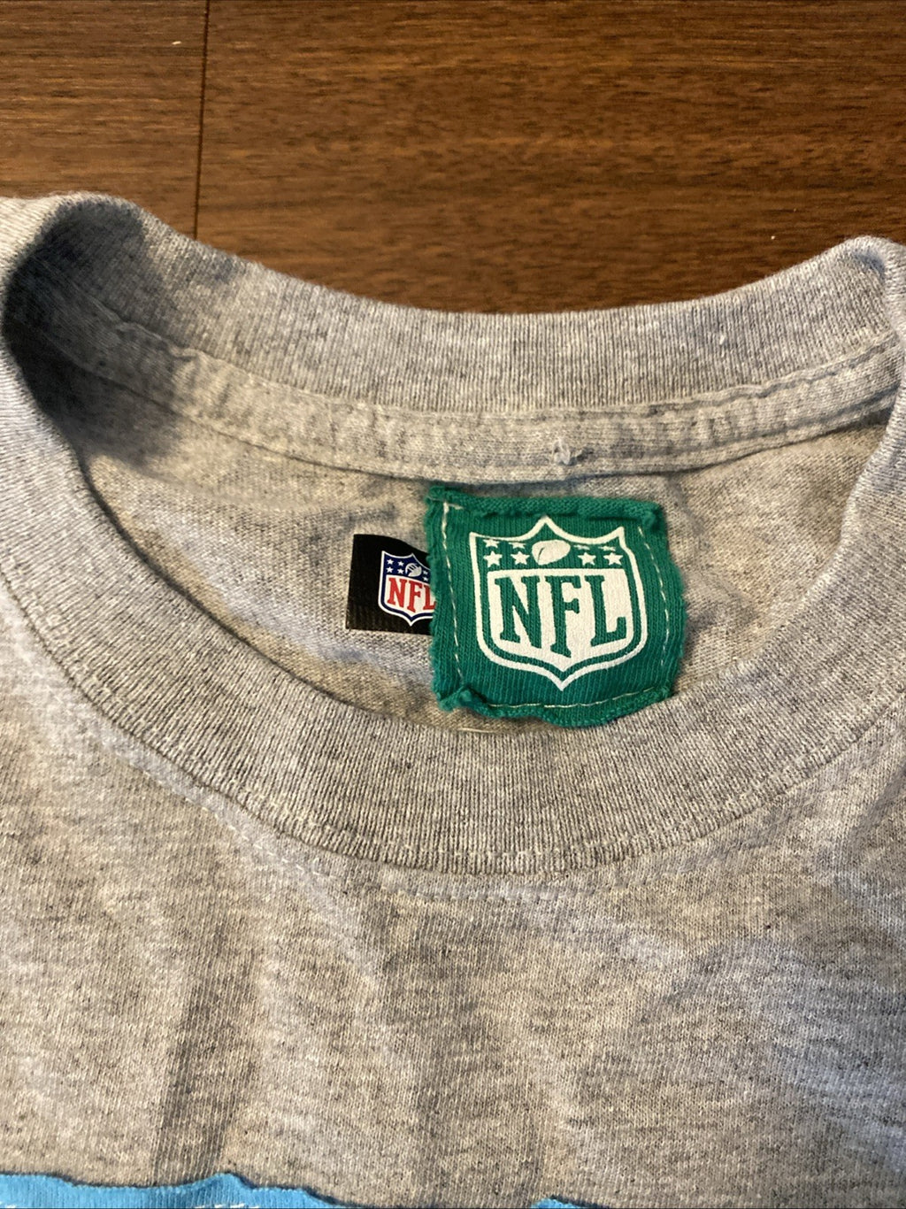 Miami Dolphins NFL Football Mens T-Shirt Medium Blue Gray Cotton Sports Team