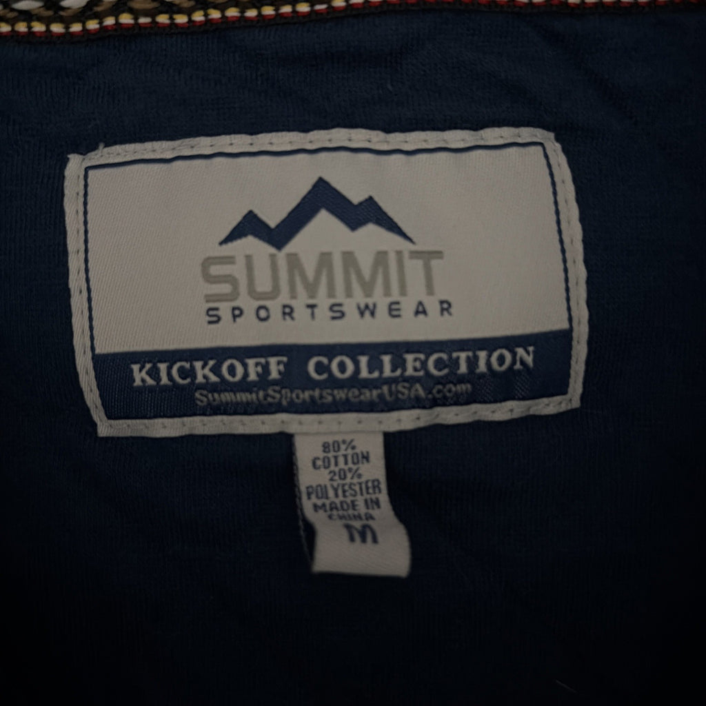 Summit Sportswear Kickoff Collection Michigan Ladies Vest Zip Up Blue