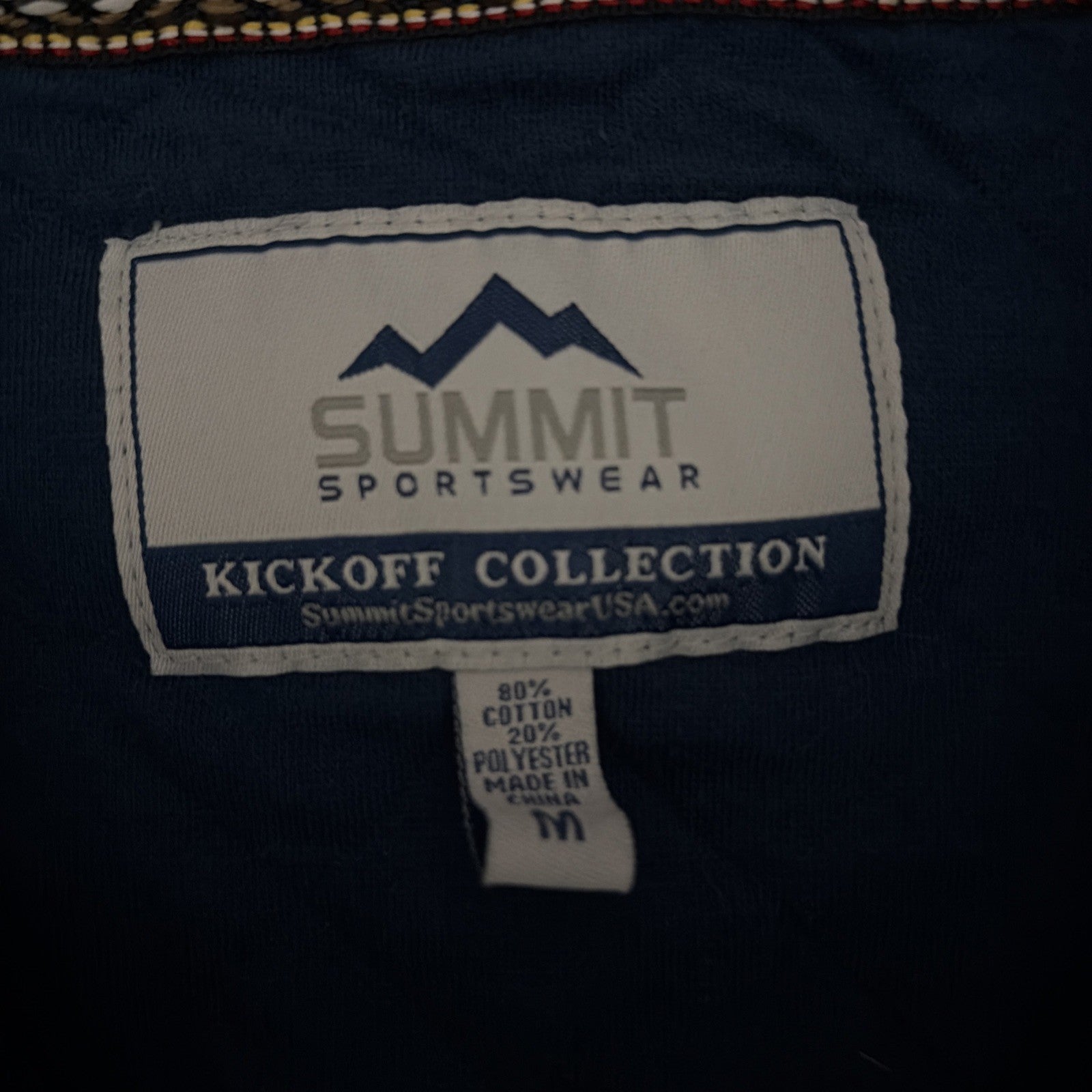 Summit Sportswear Kickoff Collection Michigan Ladies Vest Zip Up Blue