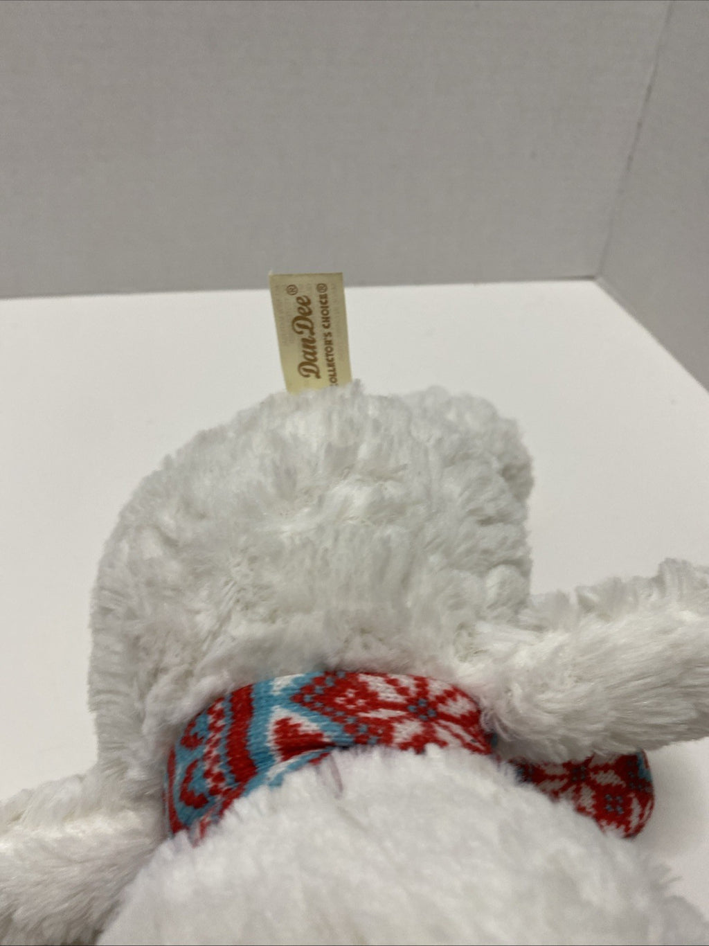 Dan Dee Snowman Stuffed Animal tags Winter Holiday Christmas Dandee red hat 
