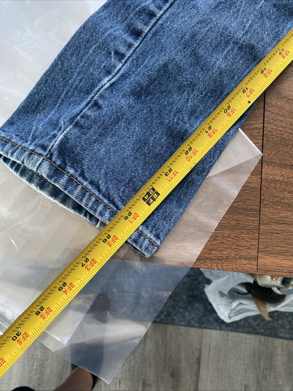 Levis Jeans Womens Size 12R Blue 514 Slim Straight Leg Mid Rise Dark Wash 26x26