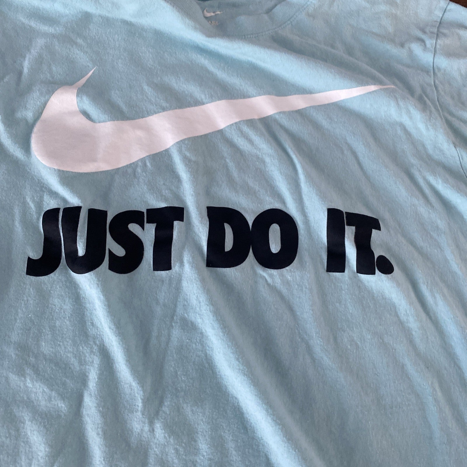 Nike Nike tee small just do it light blue short sleeve shirt, free shipping