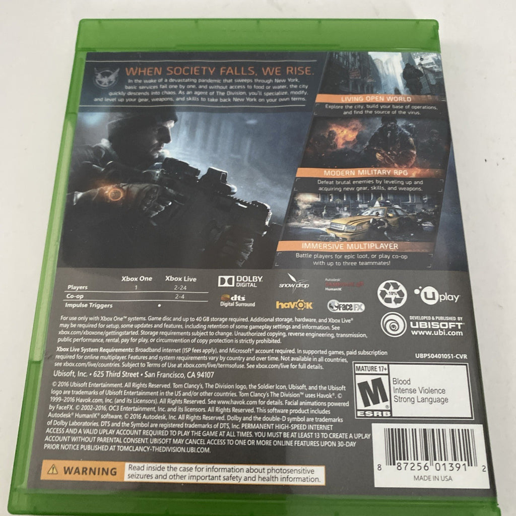 Tom Clancy's: The Division - Microsoft Xbox One