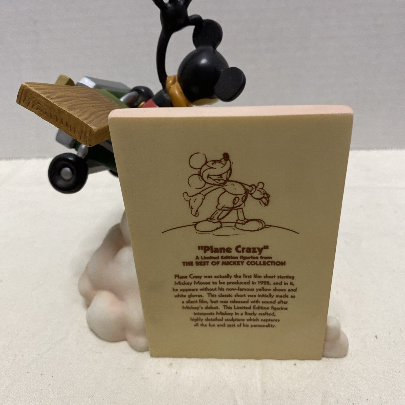 Disney Best of Mickey Mouse Collection "PLANE CRAZY" Collectible Figurine! 