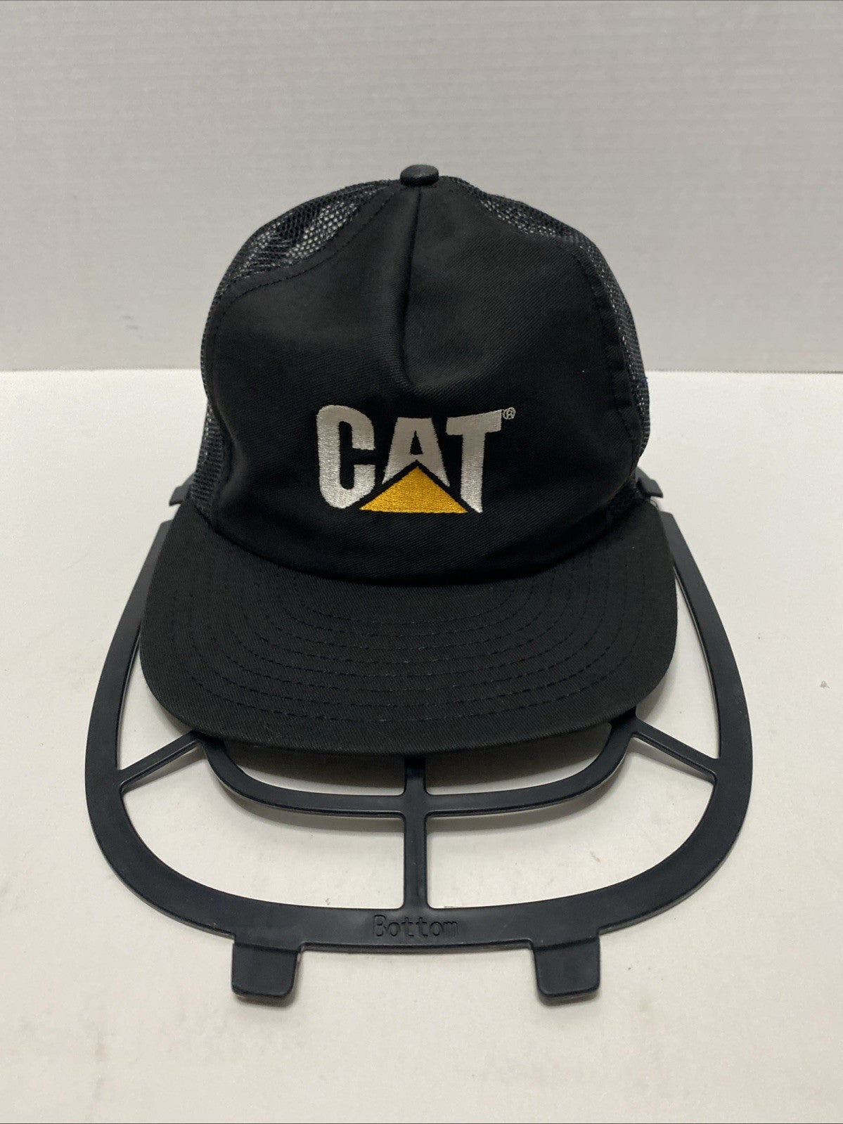 Black Cat Caterpillar  Ball Cap Mesh Back Adjustable