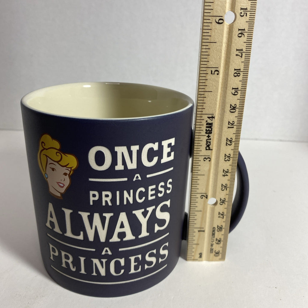 Walt Disney Parks Cinderella  Mug - Once a Princess Always a Princess -Purple