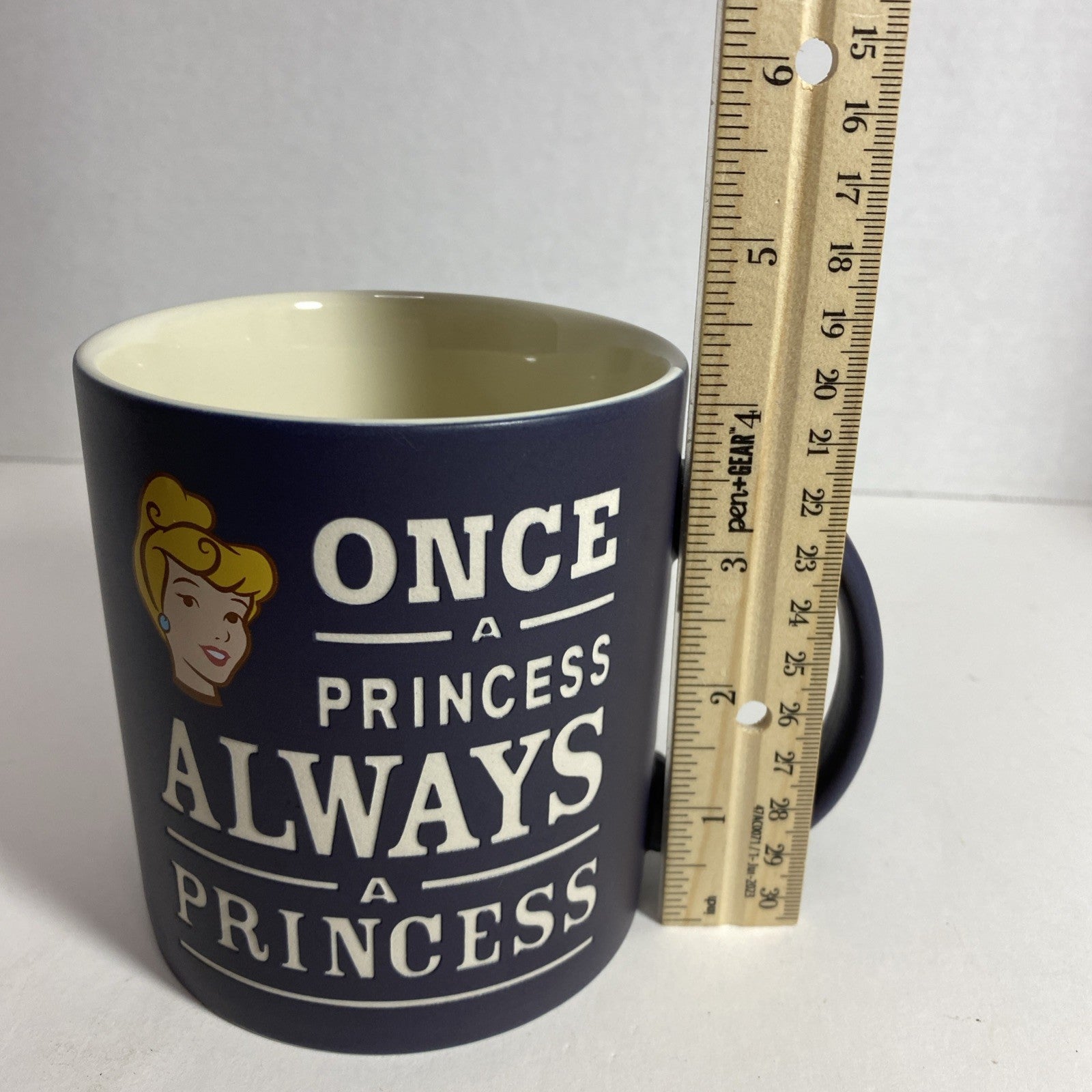 Walt Disney Parks Cinderella  Mug - Once a Princess Always a Princess -Purple
