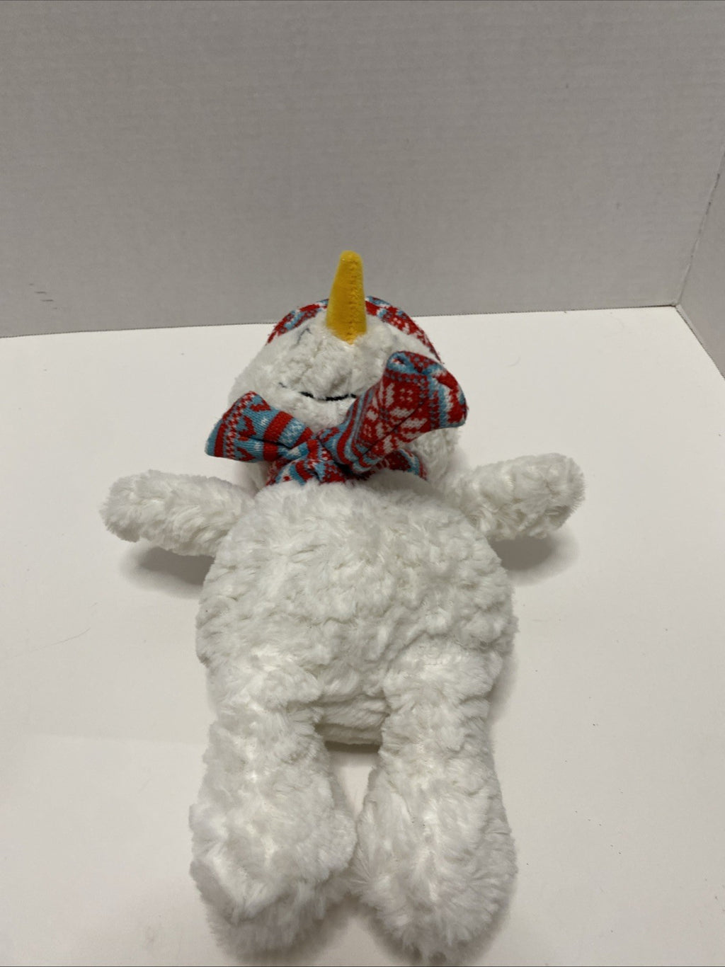 Dan Dee Snowman Stuffed Animal tags Winter Holiday Christmas Dandee red hat 