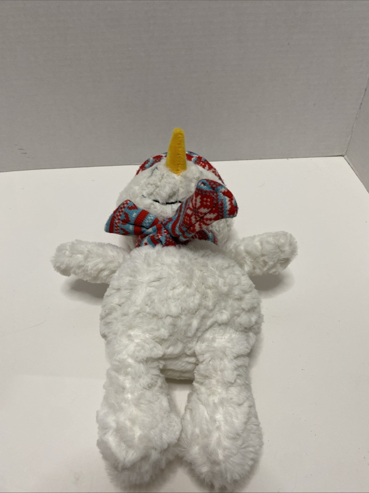 Dan Dee Snowman Stuffed Animal tags Winter Holiday Christmas Dandee red hat 