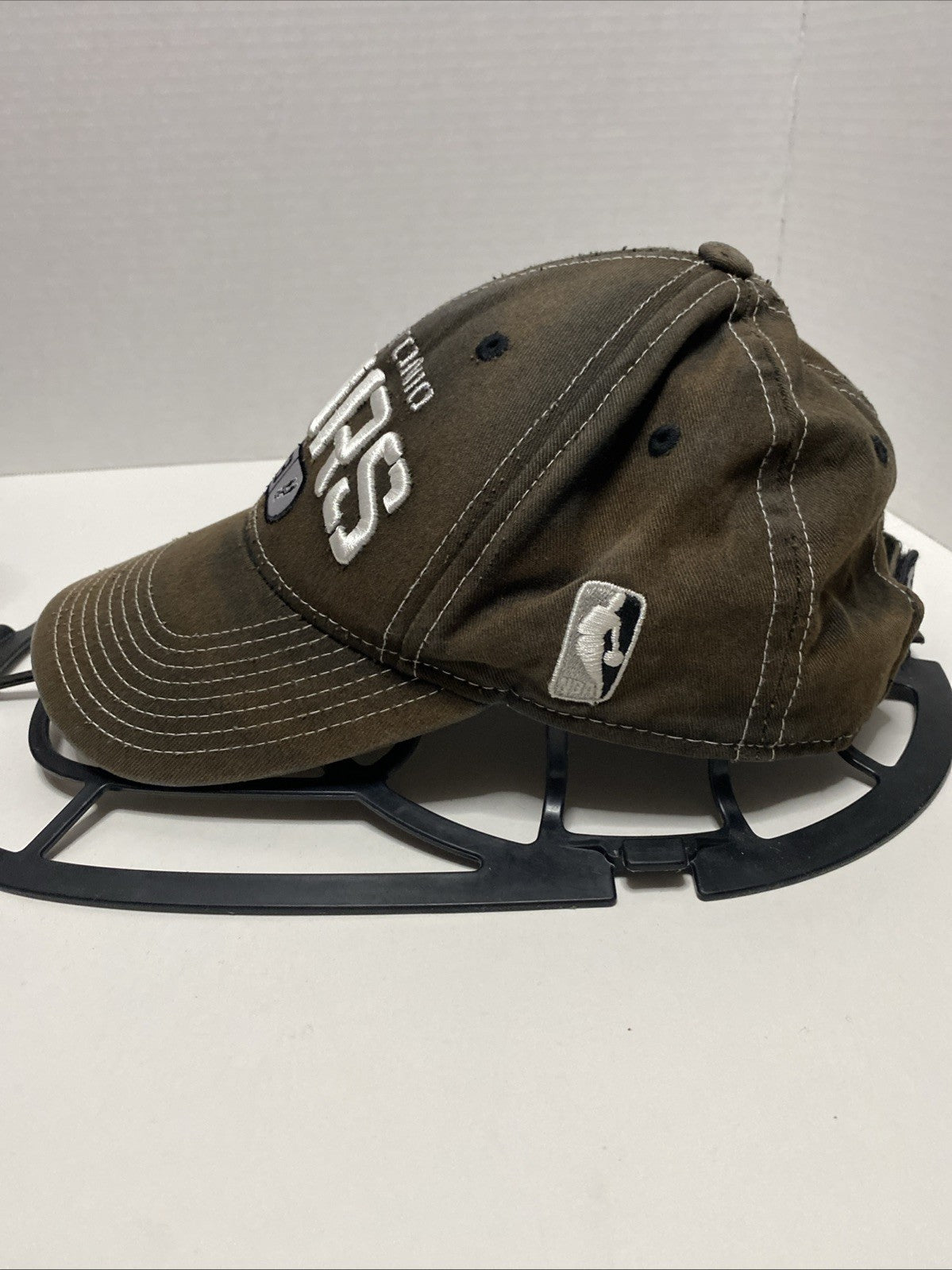 San Antonio Spurs Adidas Basketball NBA Hat Cap 2014 Gray