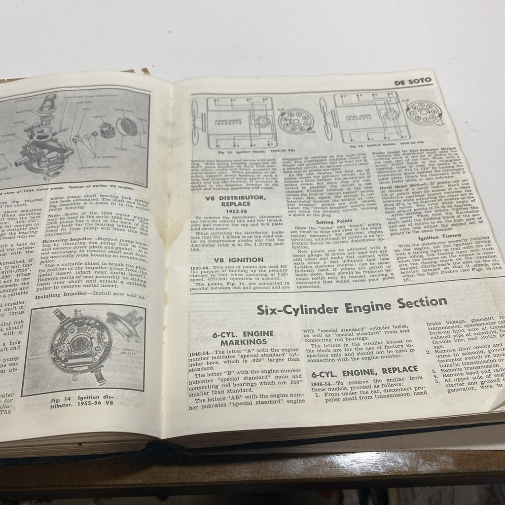 Vintage 1955 Motor's Auto Repair Manual 1940-1955