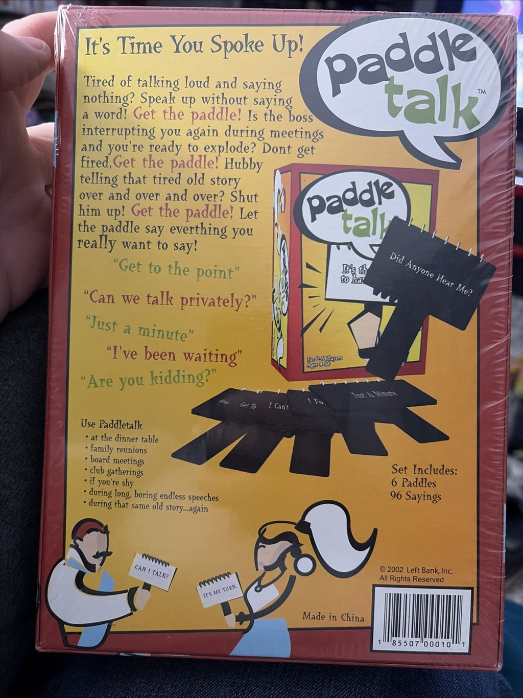 Paddle Talk Game New Family Fun