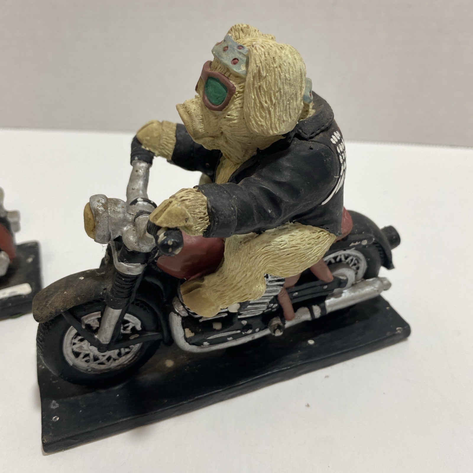 Lot of 2 Young’s Hog/Pig on A Motorcycle Figurine Statue Harley Davidson