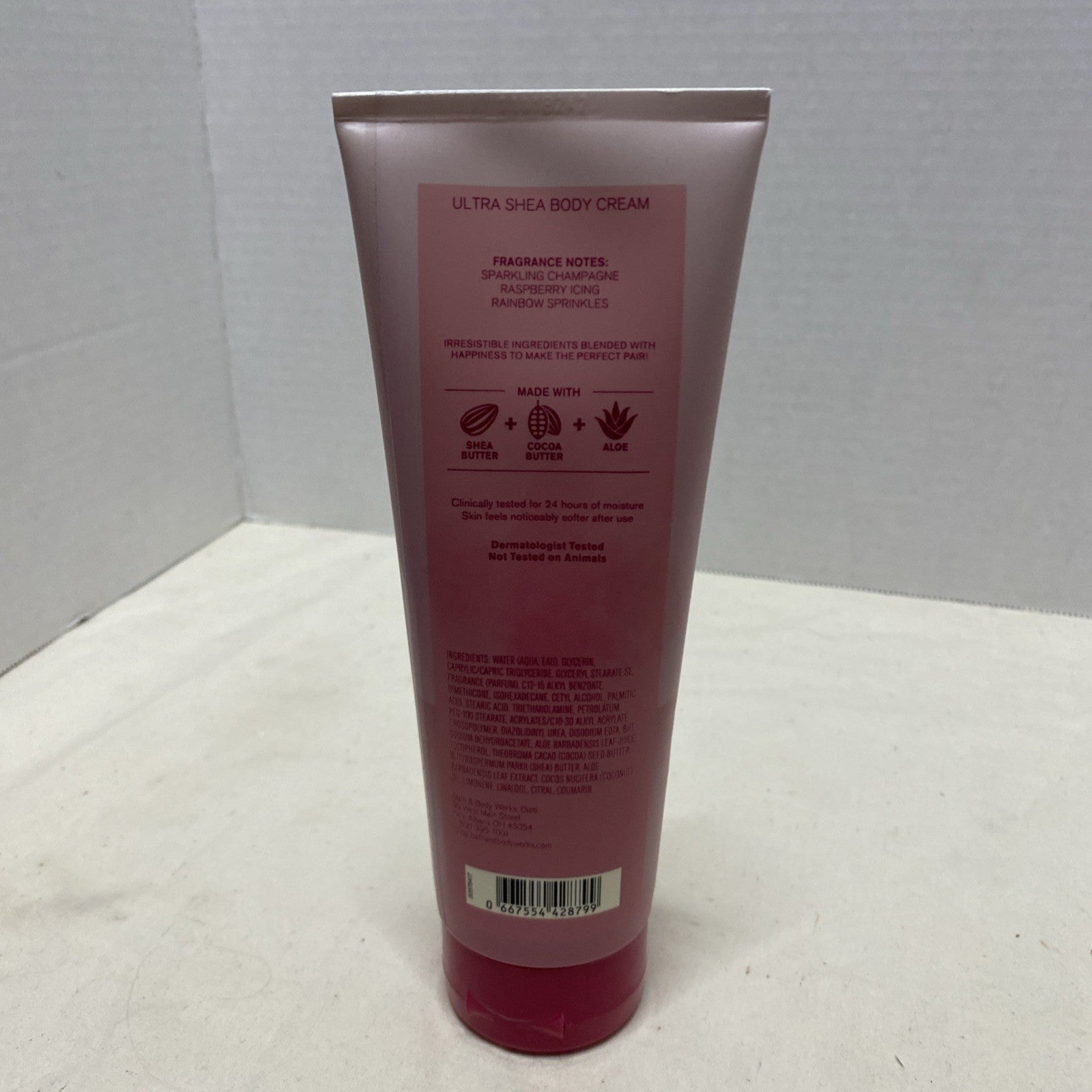 1 BATH & BODY WORKS CHAMPAGNE SPRINKLES HAND BODY CREAM 8 OZ ULTIMATE HYDRATION