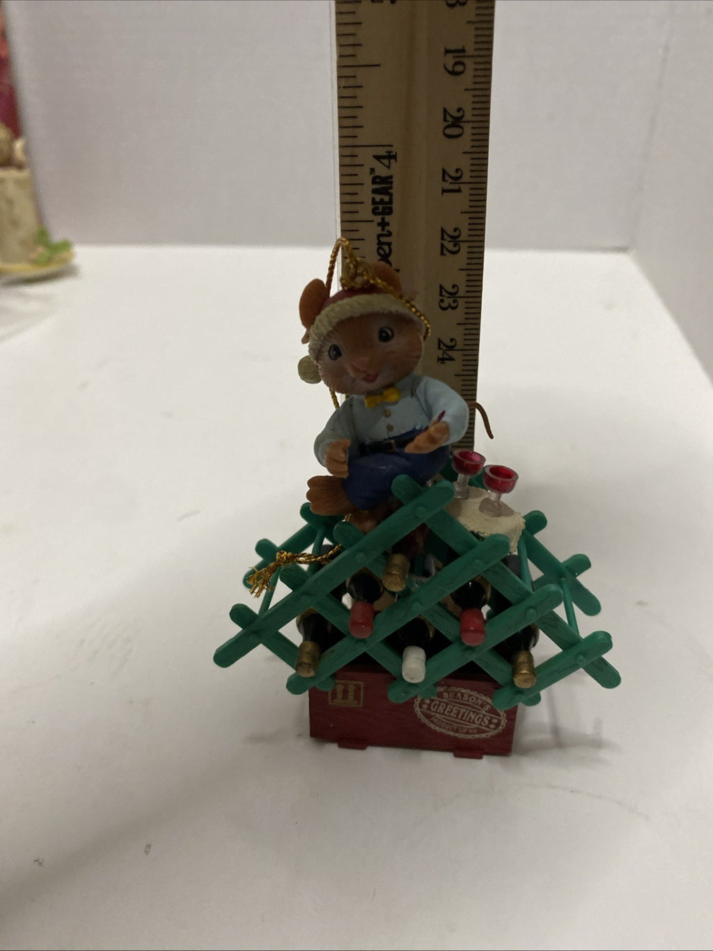 Christmas Traditions Matrix Christmas tree ornament wine rack mouse 1995