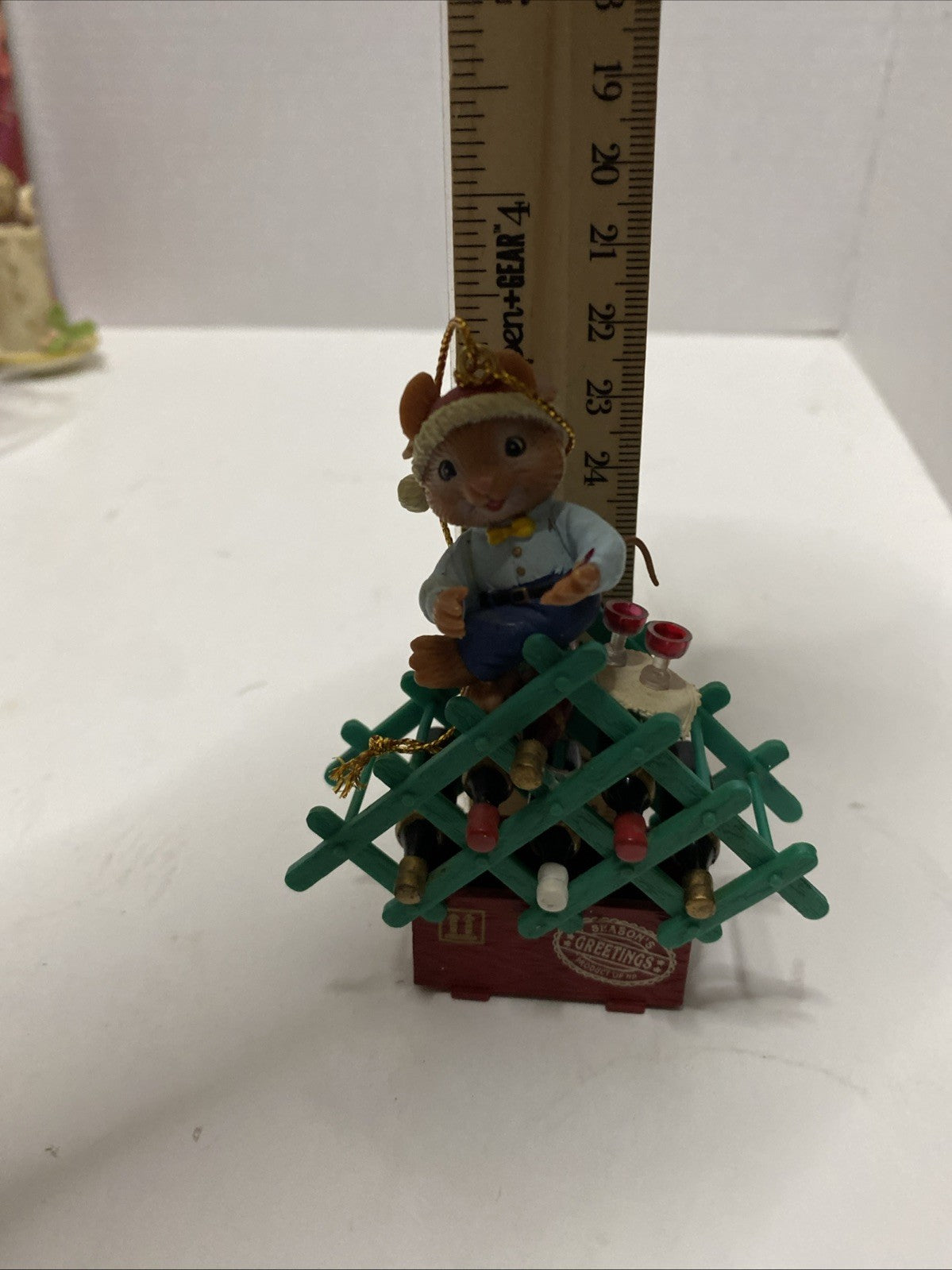 Christmas Traditions Matrix Christmas tree ornament wine rack mouse 1995