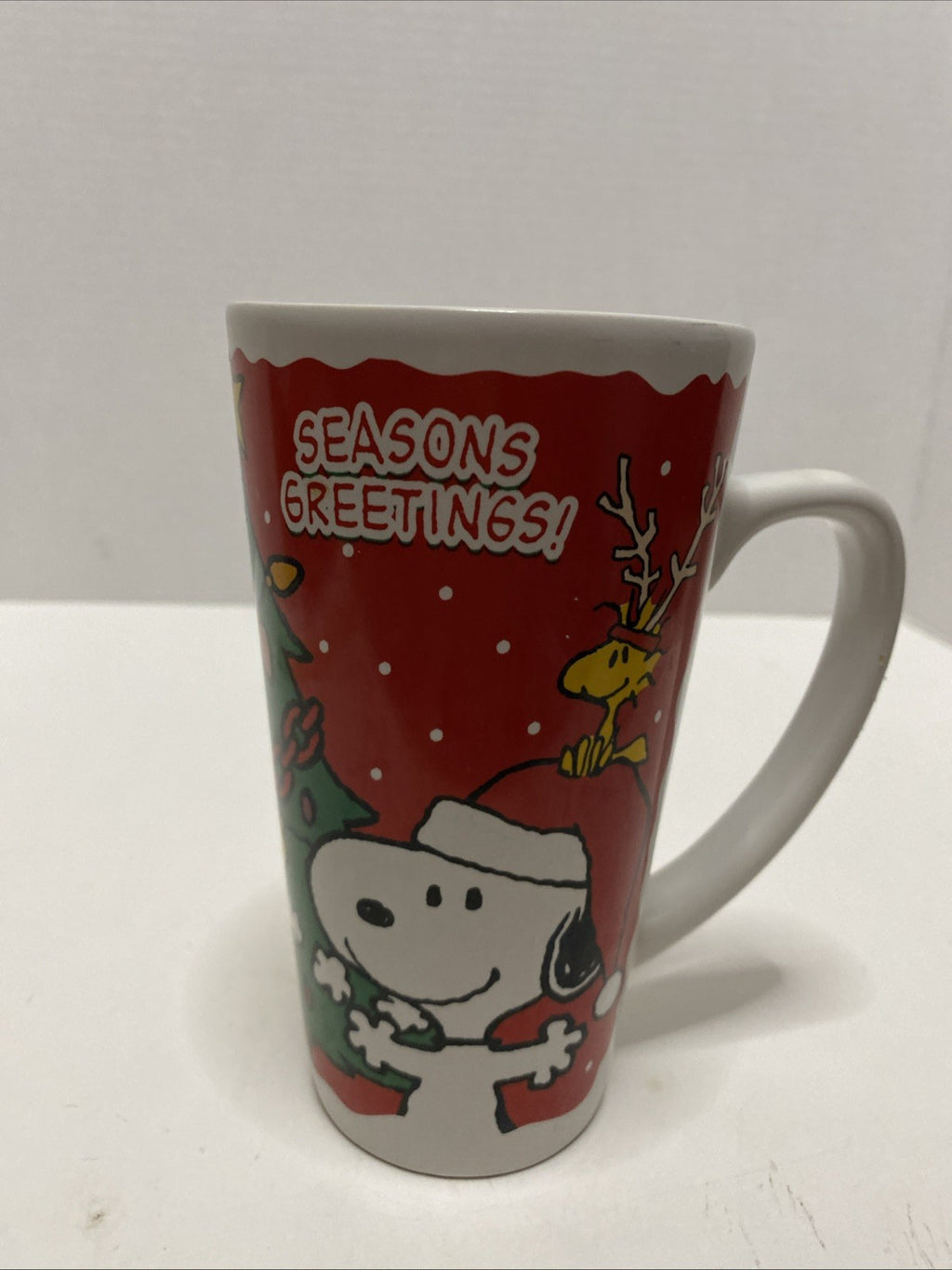 Charlie Brown Tall Christmas Mug