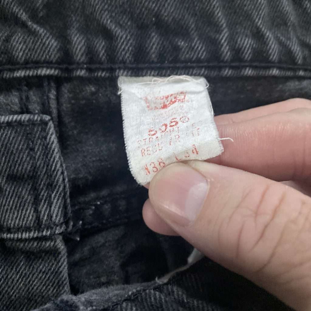 Levi jeans 38X 34 black denim jeans