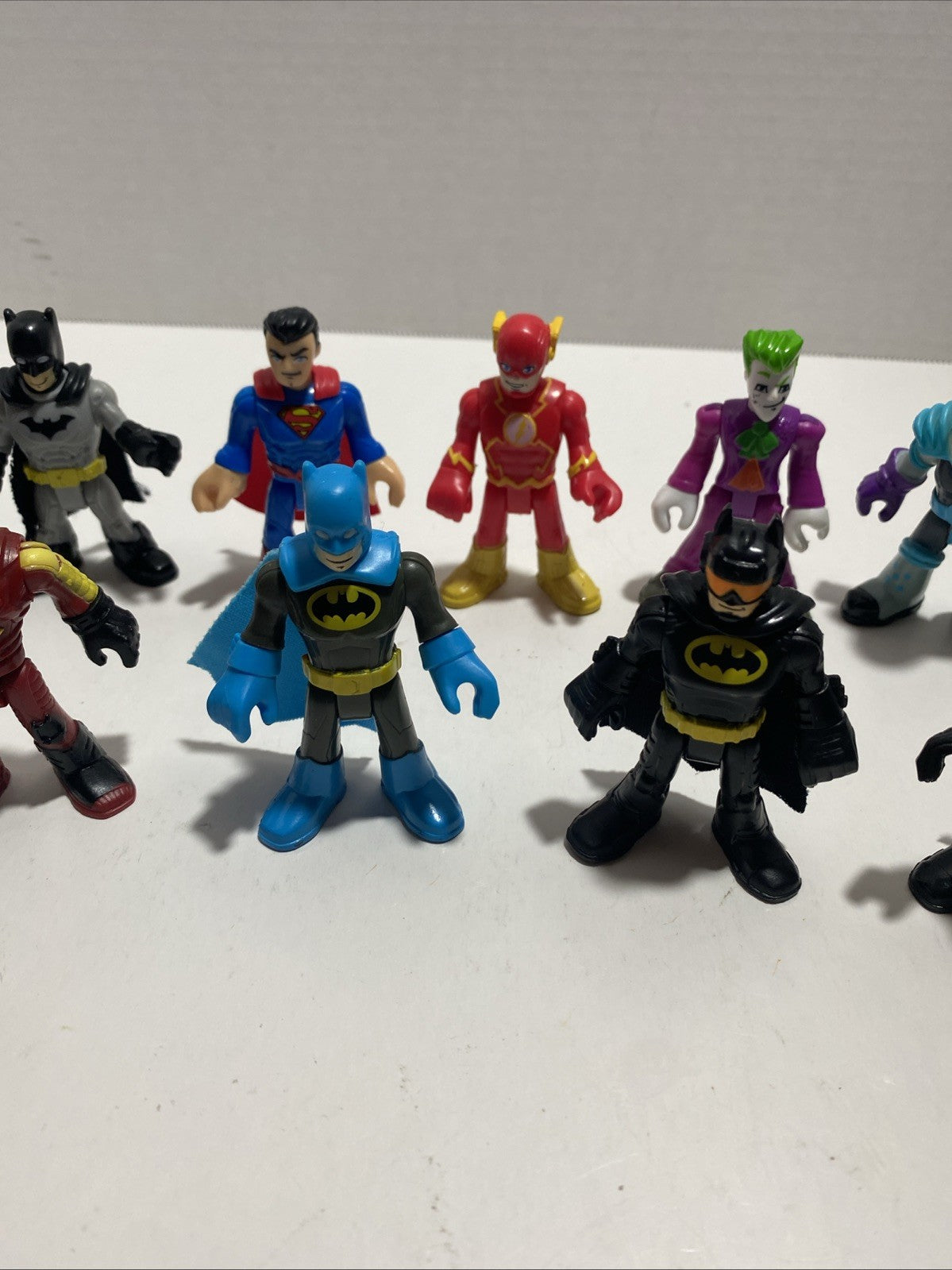 Imaginext Superhero Figures Total 11 Different Batman Superman Flash Joker