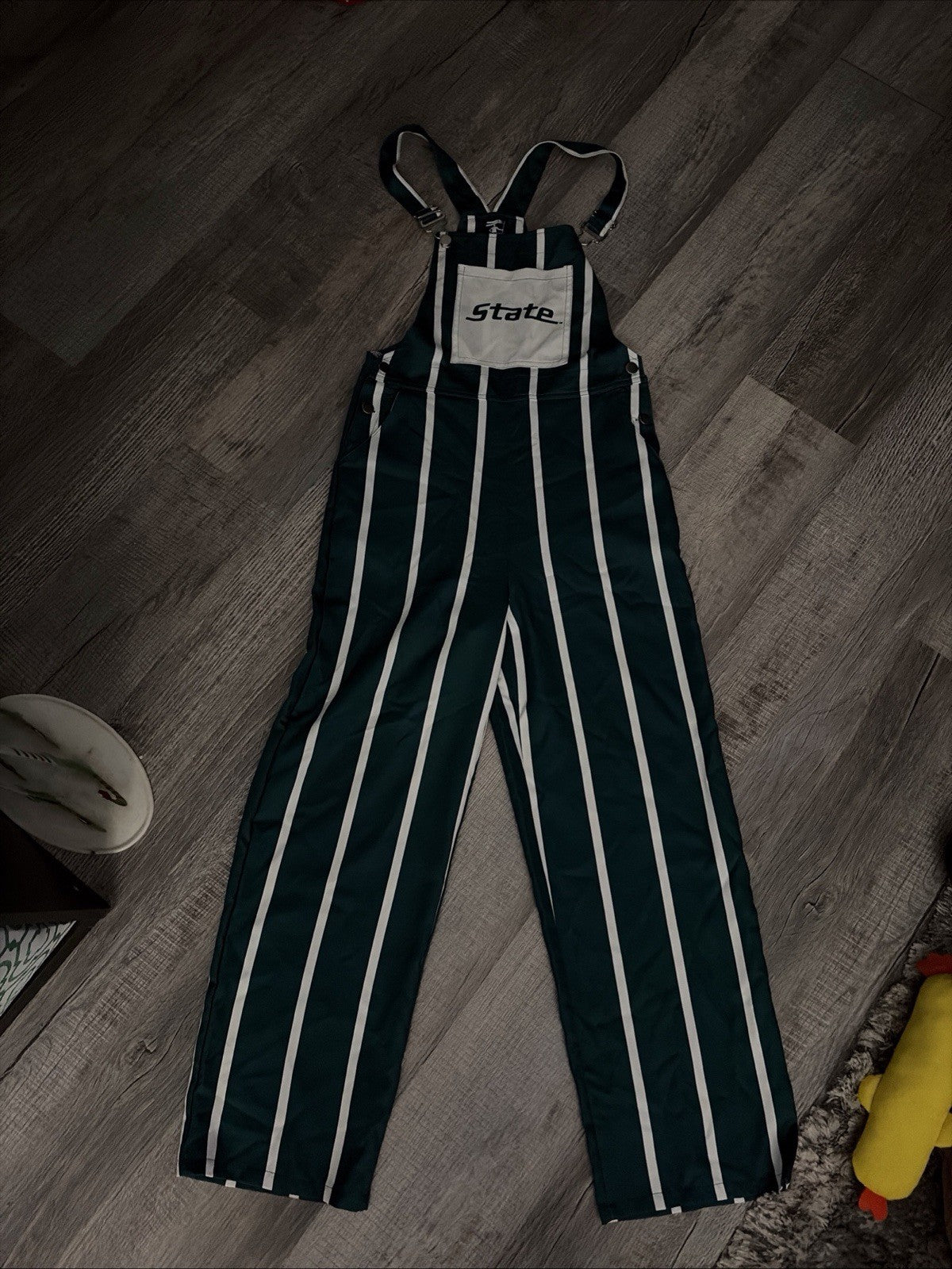 Gameday Bib Overalls Michigan State Size 30x28 See Pic For Measurement