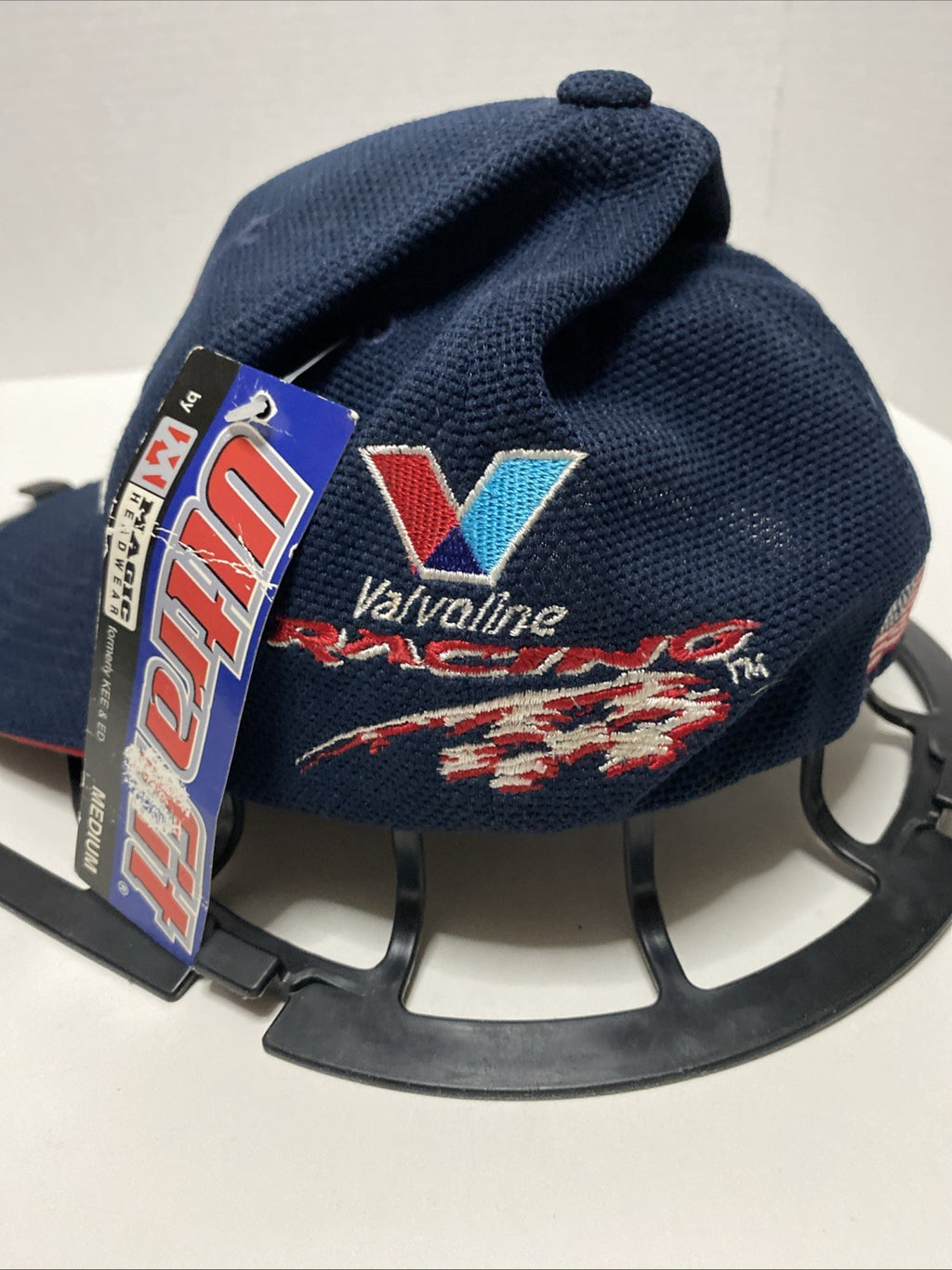 DAYTONA 500 INTERNATIONAL SPEEDWAY HAT 2004 NASCAR VALVOLINE BLUE MEDIUM FITTED