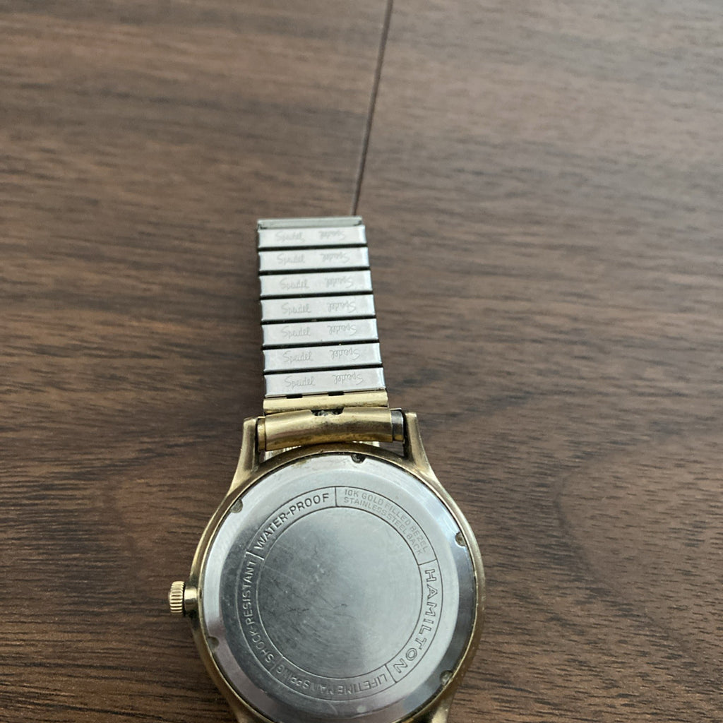 Vintage Hamilton Thin-O-Matic 10K RGP Silver Dial Mechanical Wind Works